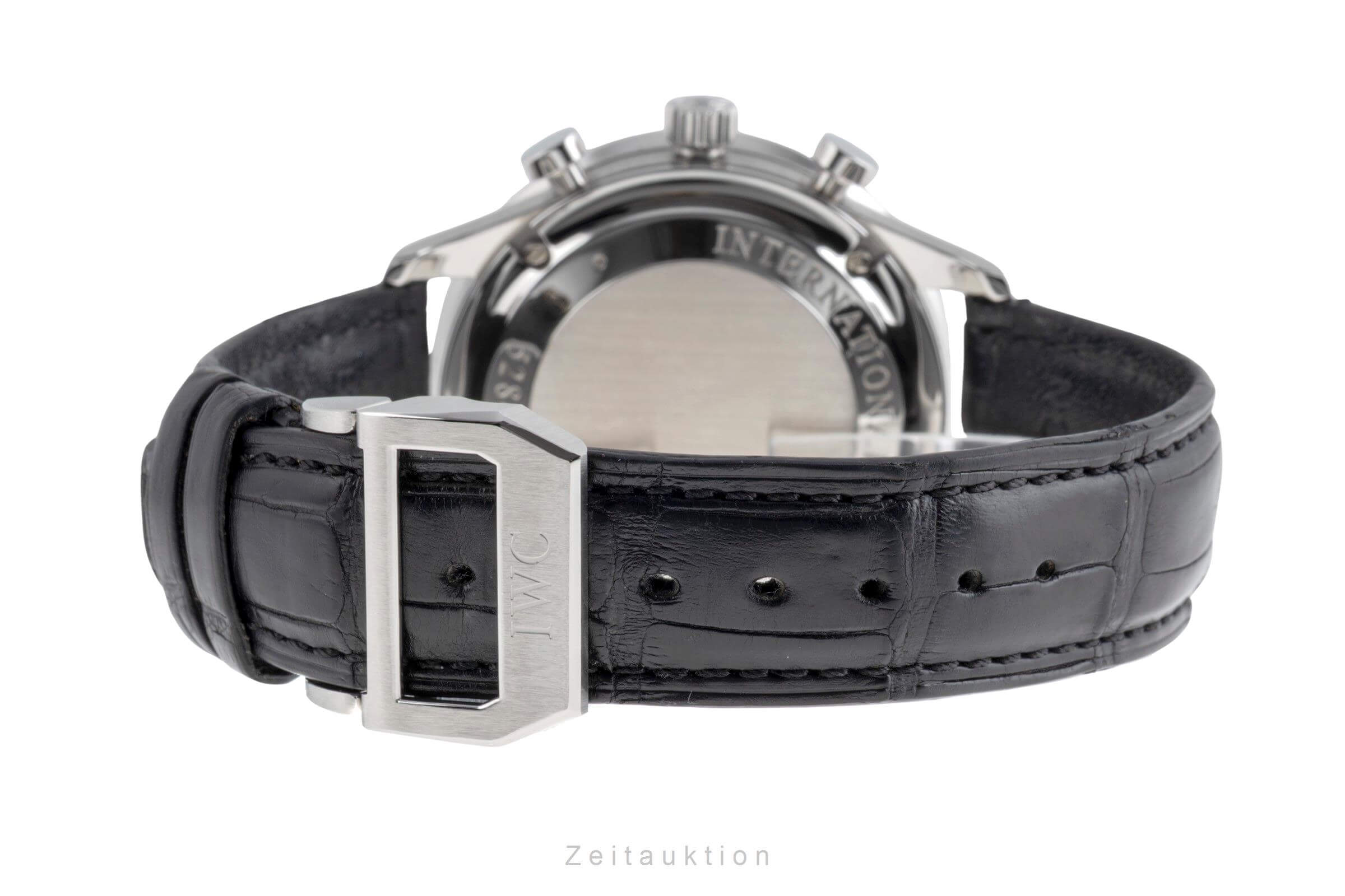 IWC Portugieser cronografo acciaio automatismo orologio da uomo IW371447 LP: 9100EUR  [2502273]