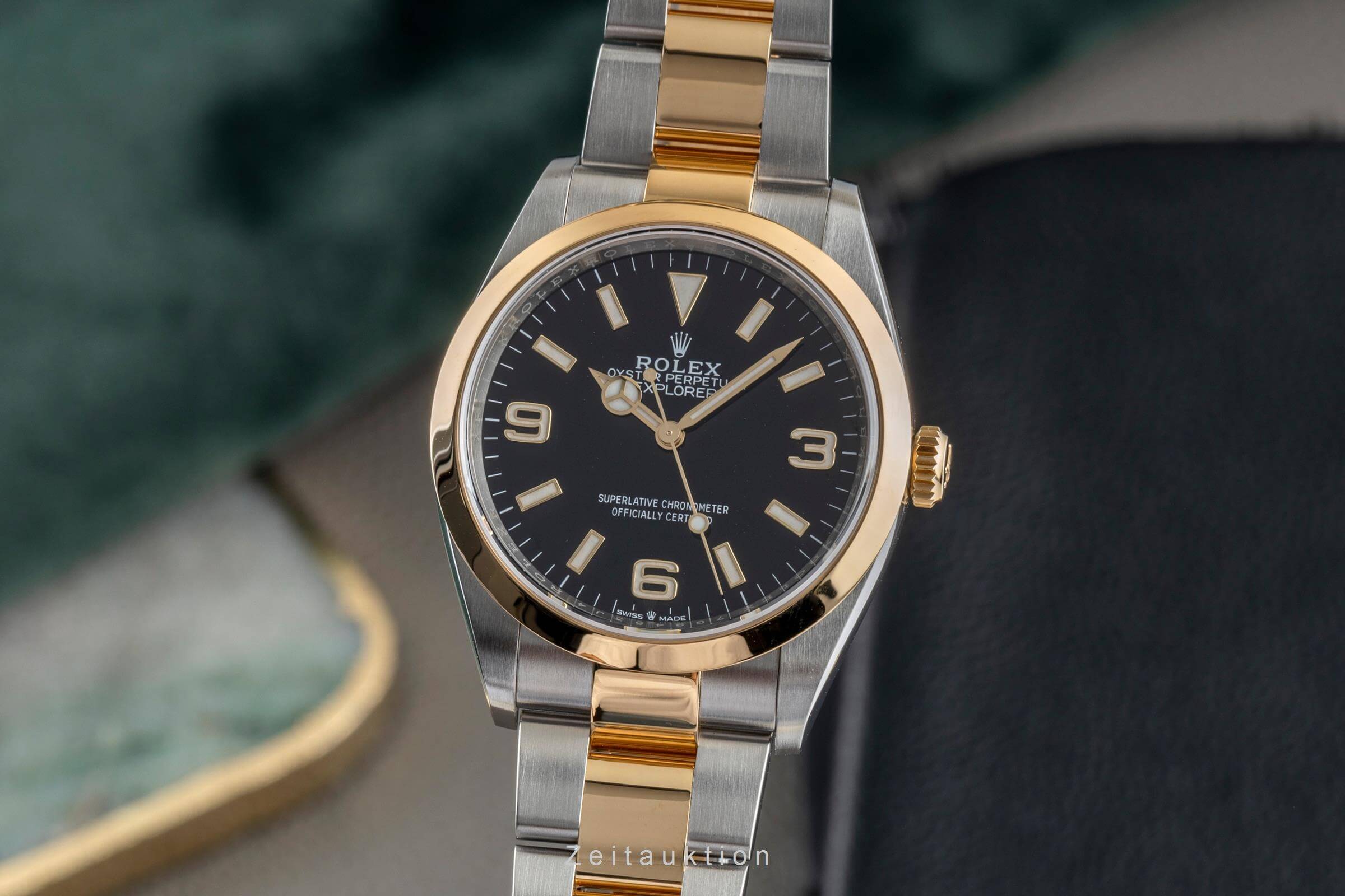 Rolex Explorer acciaio / oro automatismo orologio da uomo 124273  [2502280]