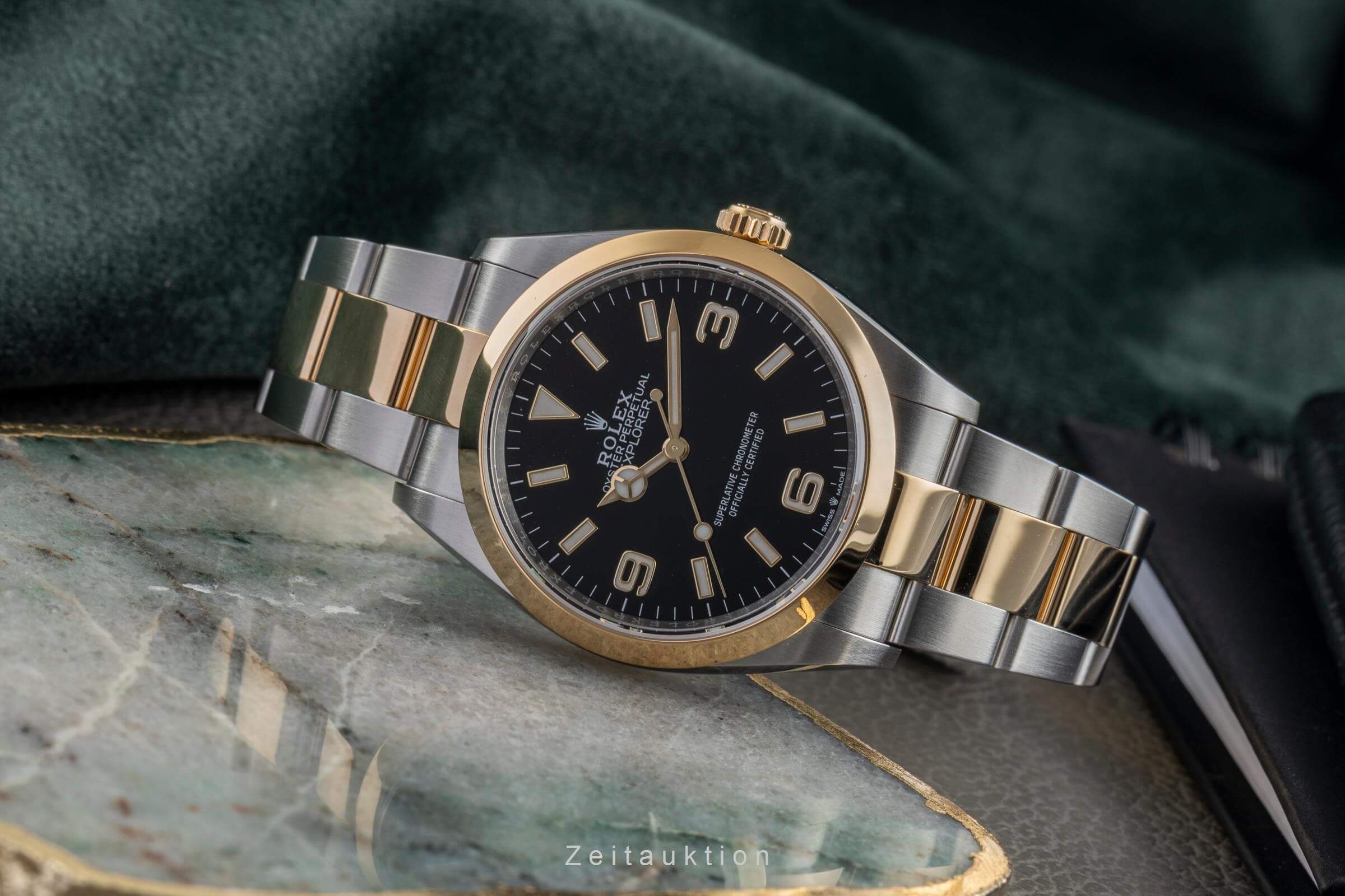 Rolex Explorer acciaio / oro automatismo orologio da uomo 124273  [2502280]