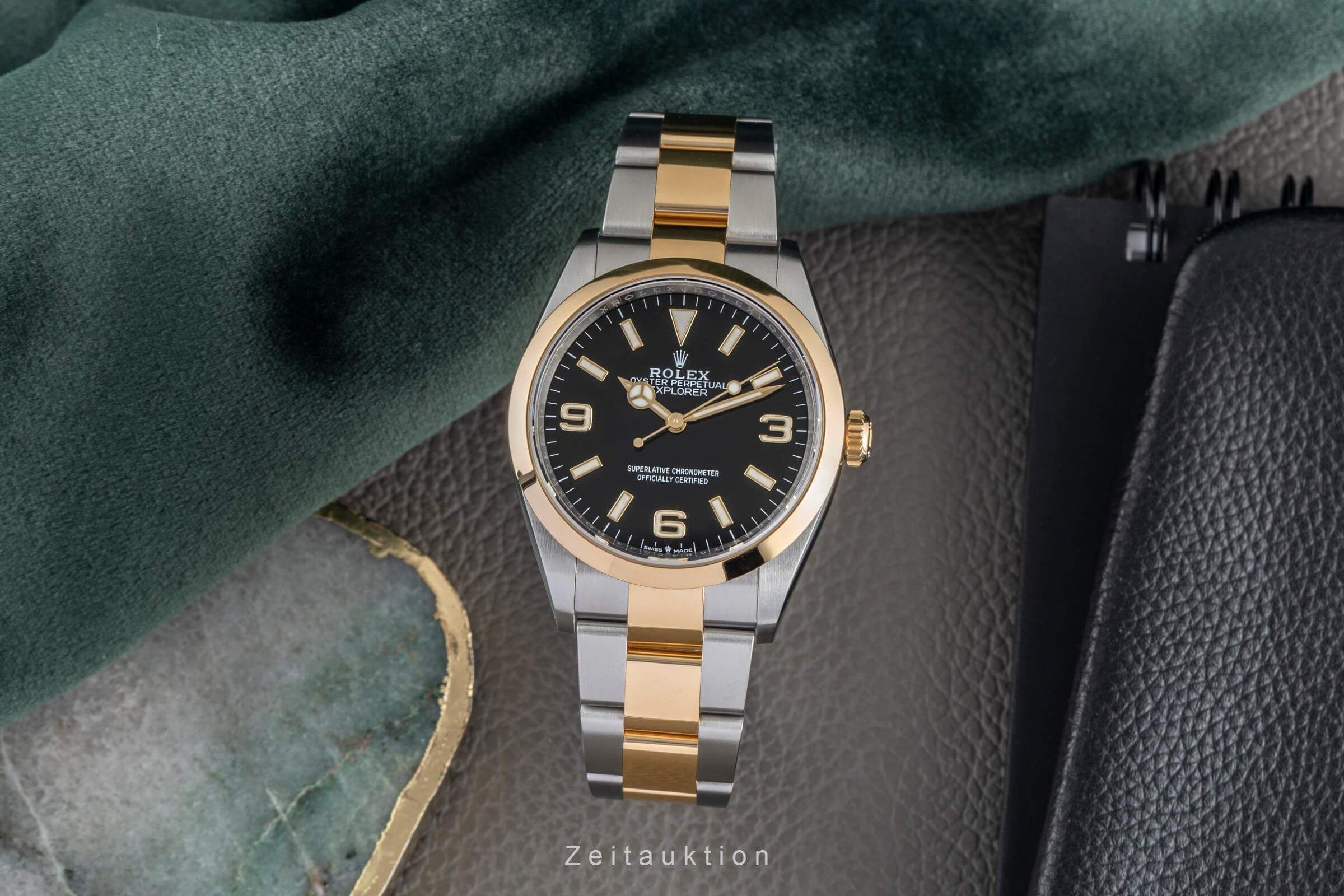 Rolex Explorer acciaio / oro automatismo orologio da uomo 124273  [2502280]
