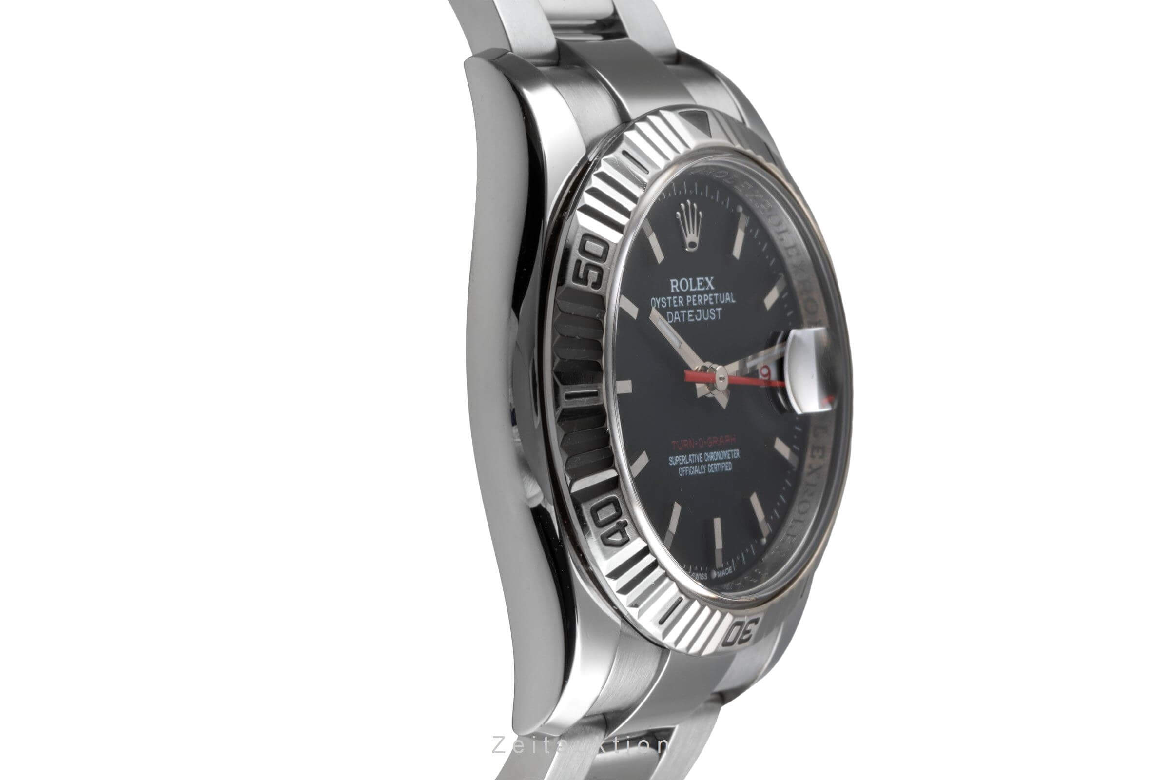 Rolex Datejust Turn-O-Graph steel / white gold automatic men's watch 116264  [2502282]