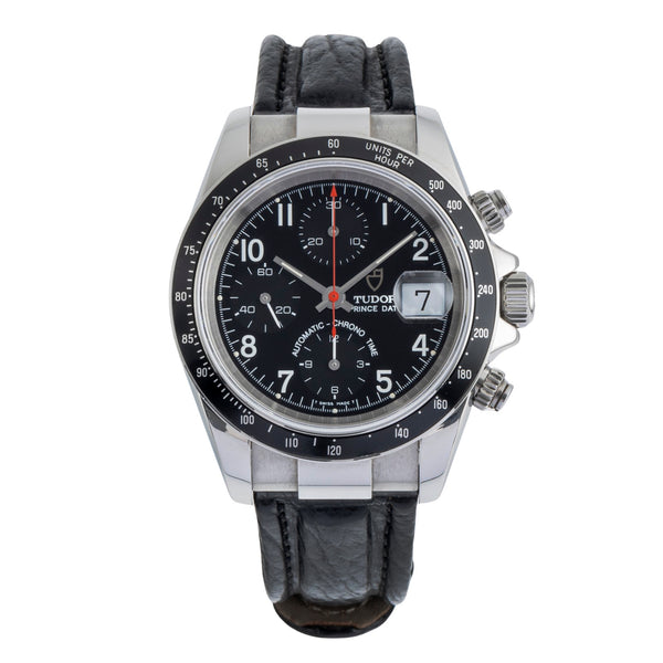 Tudor Prince Date cronografo acciaio automatismo orologio da uomo 79260P  [2502284]
