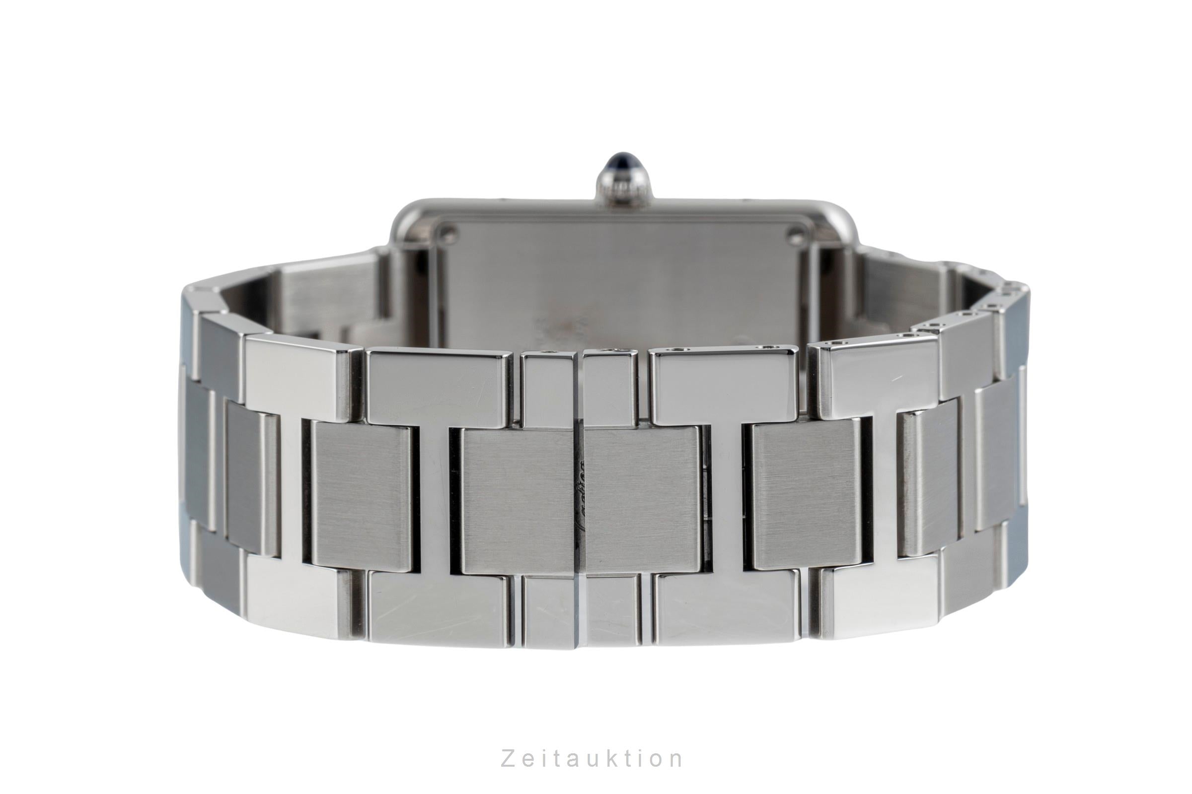 Cartier Tank Solo Edelstahl Quarz Size Large / XLarge Herrenuhr Ref. W5200003  [2502289]