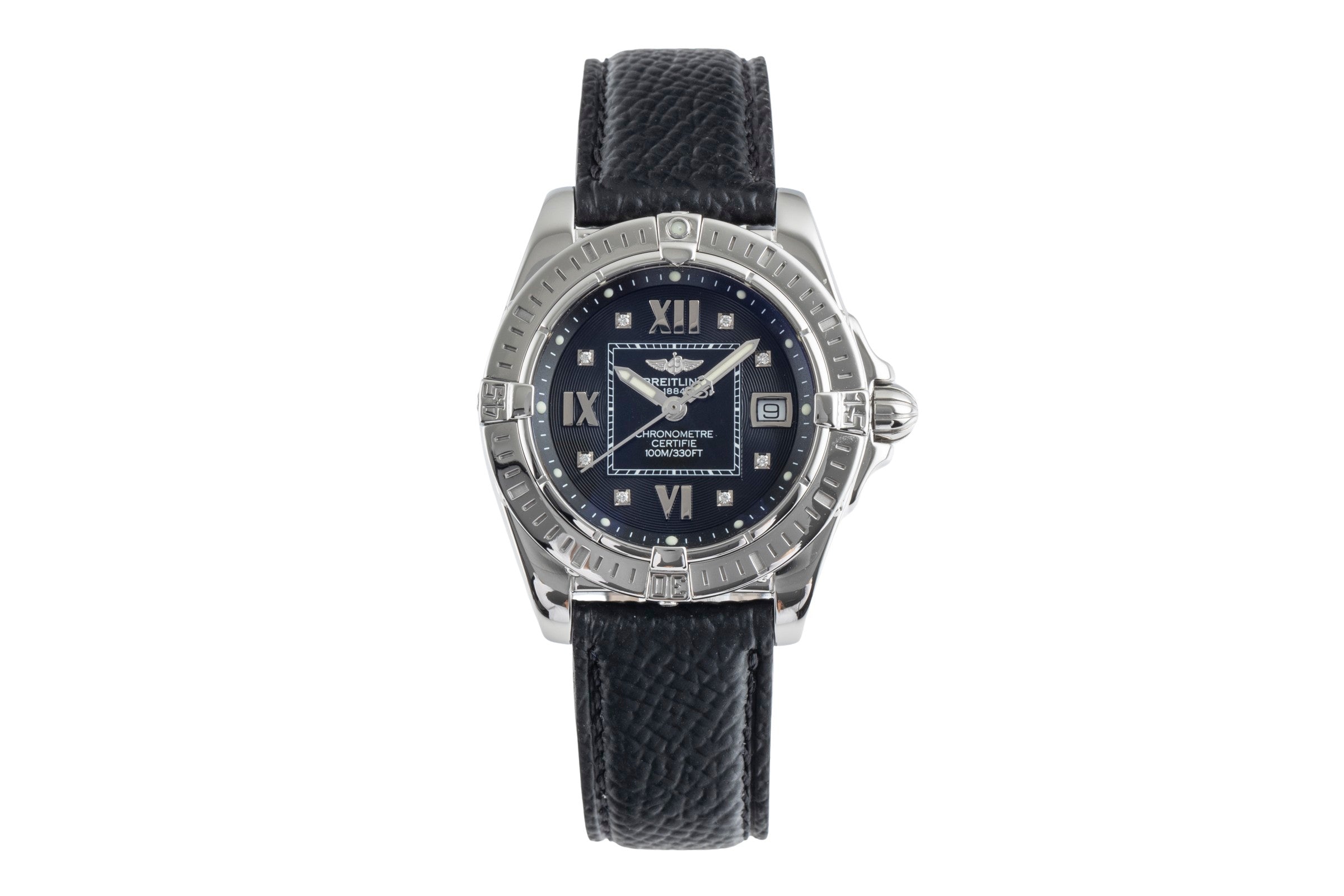 Breitling Cockpit Galactic 32 Date Diamond Edelstahl Quarz Damenuhr Ref. A71356  [2502290]