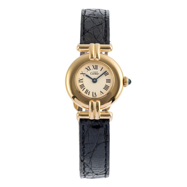 Cartier Vermeil argent doré quartz montre pour femmes 590002  [2502291]