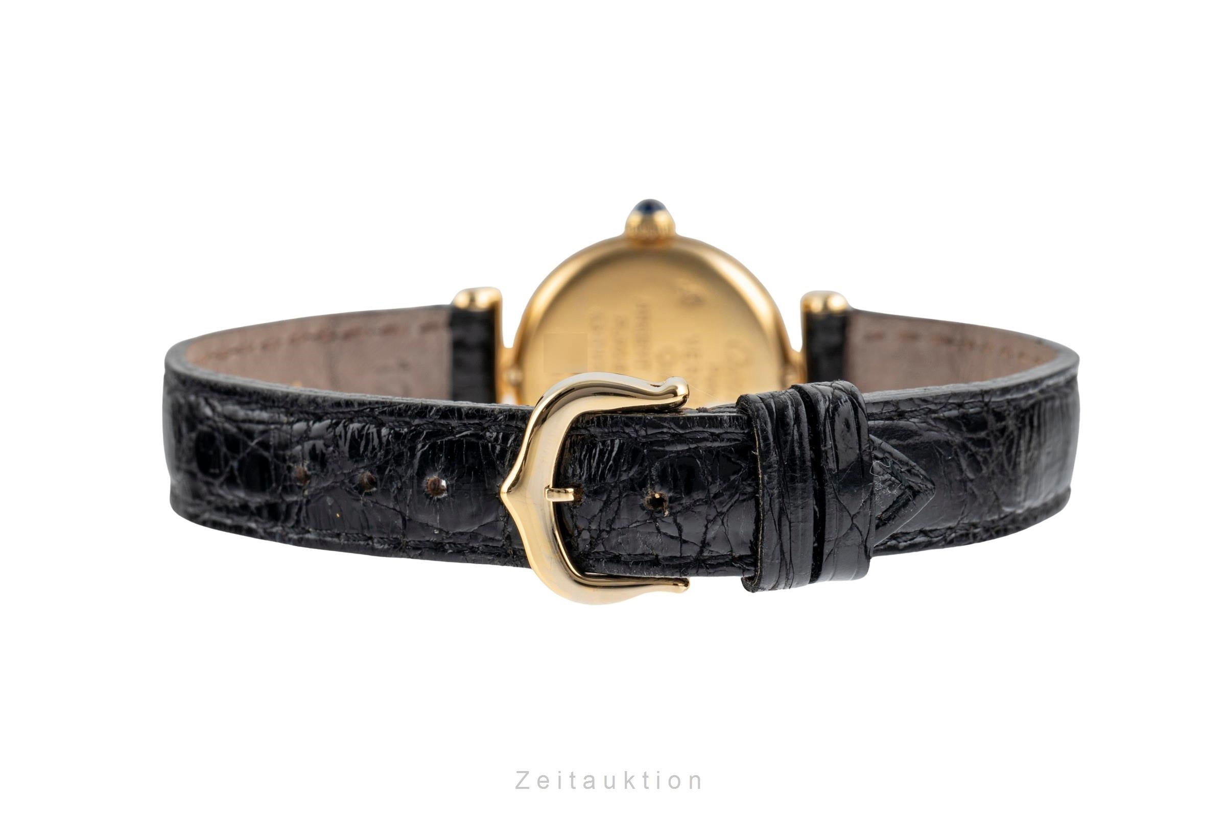 Cartier Vermeil argent doré quartz montre pour femmes 590002  [2502291]