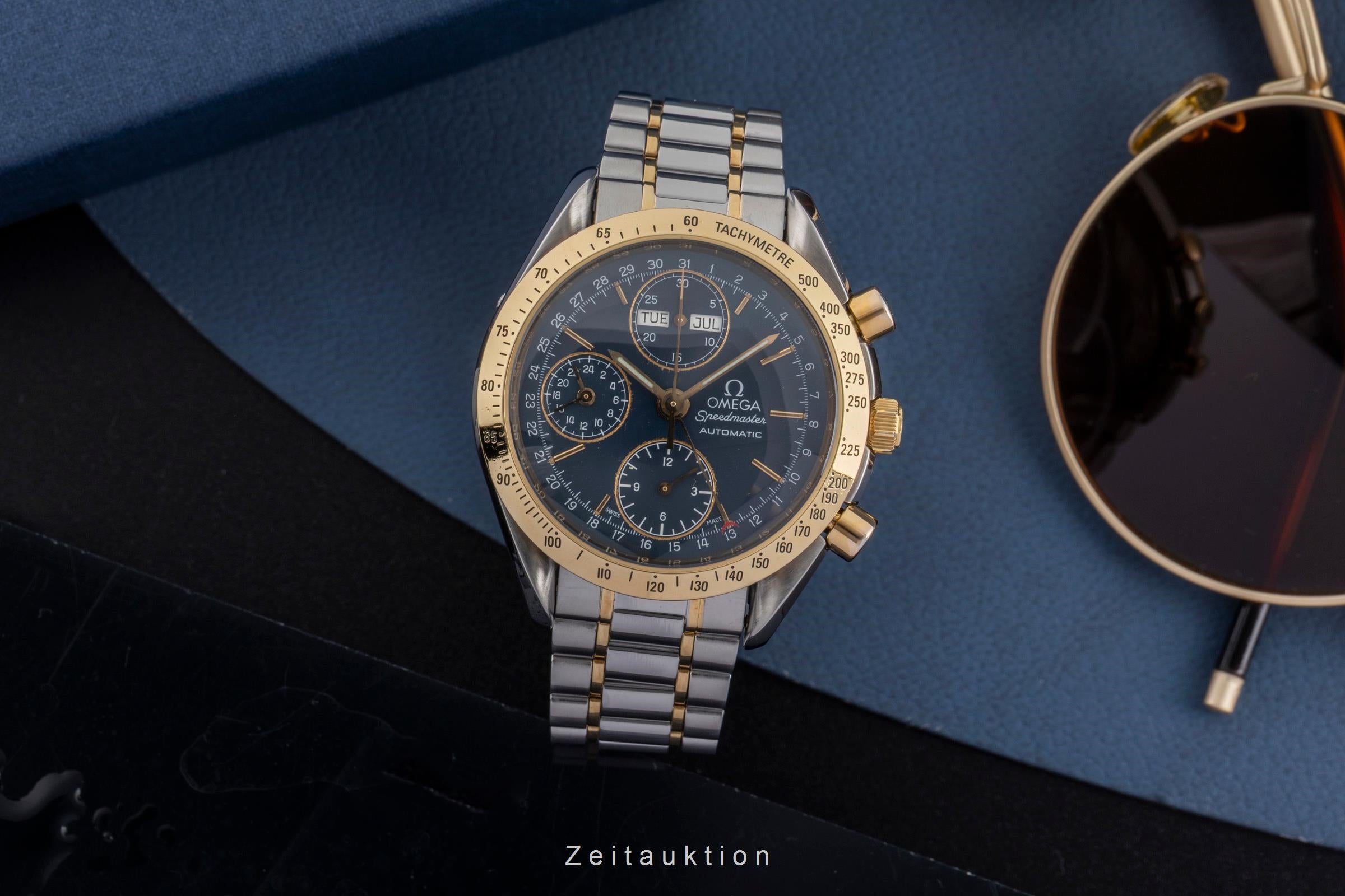 Omega Speedmaster chronograph steel / gold automatic men's watch 3321.80.00  [2502293]