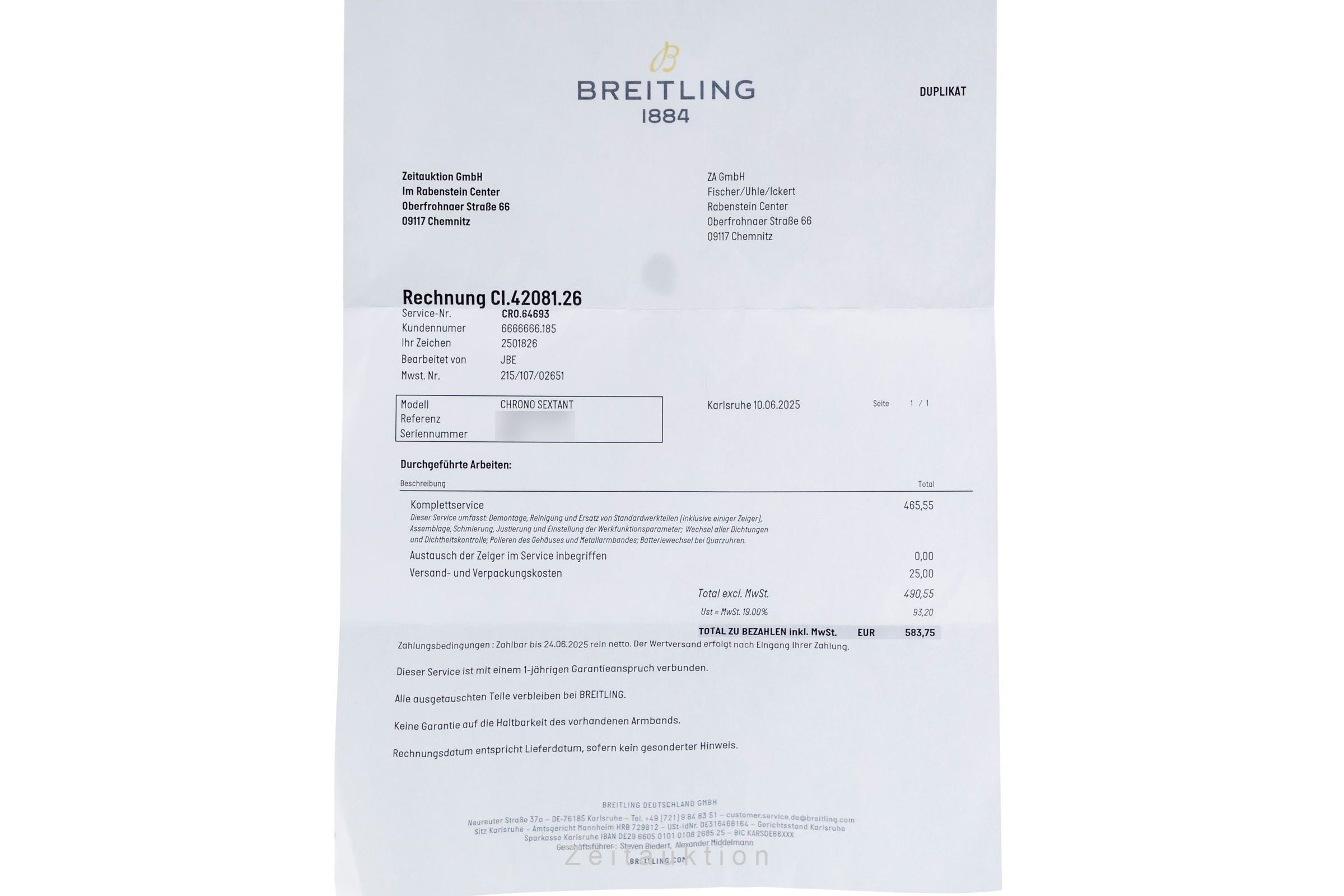 Breitling Superocean Heritage 42 steel automatic men's watch AB2010121B1S1 LP: 6100EUR  [2502295]