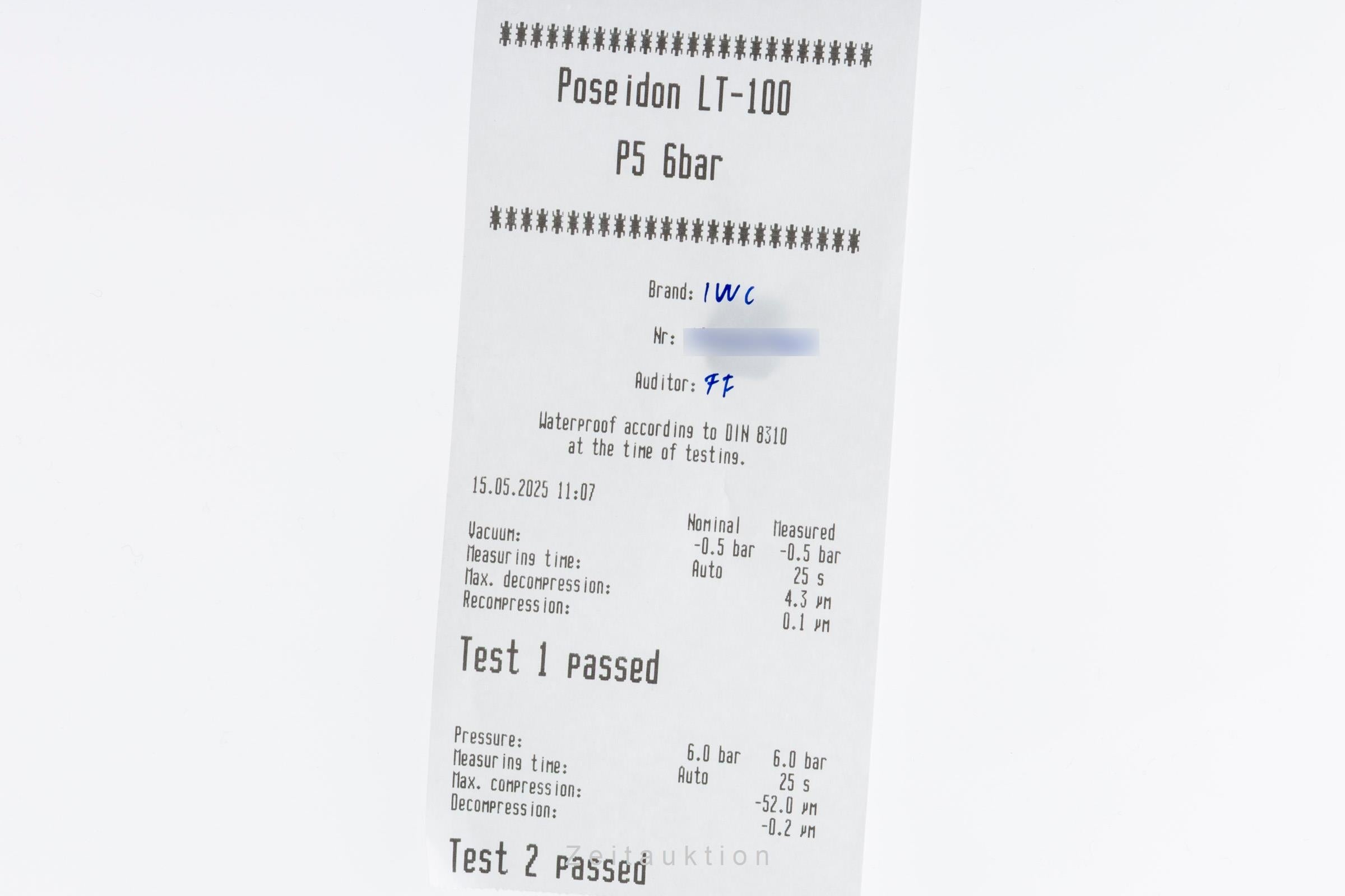 IWC Mark XVII acier automatique montre pour hommes IW326501  [2502296]