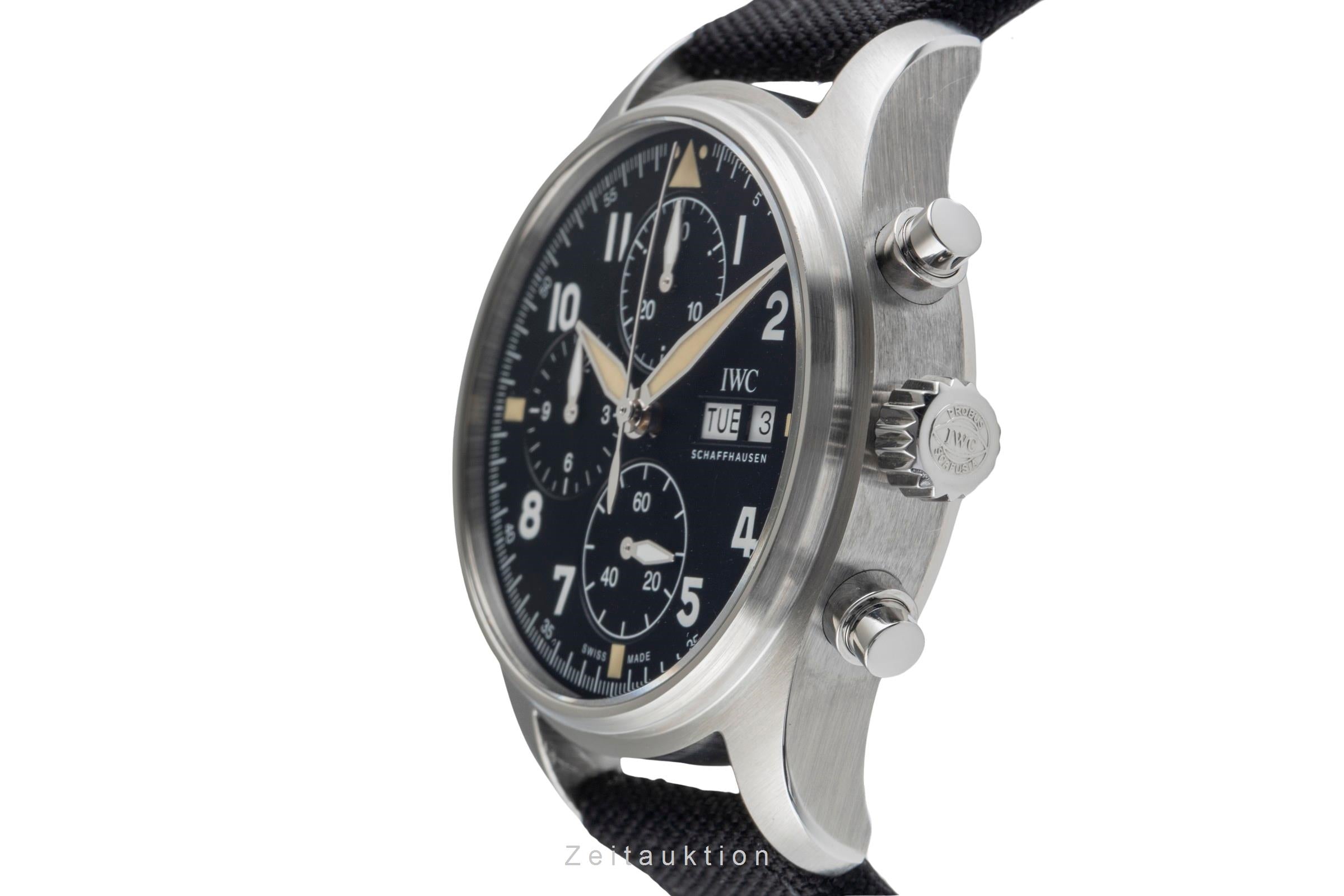 IWC Fliegerchronograph cronografo acciaio automatismo orologio da uomo IW387903 LP: 8500EUR  [2502299]