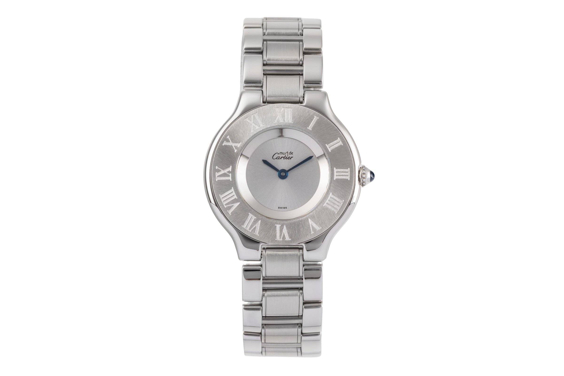 Cartier Must De Cartier 21 acero cuarzo reloj para damas  W10110T2  [2502304]