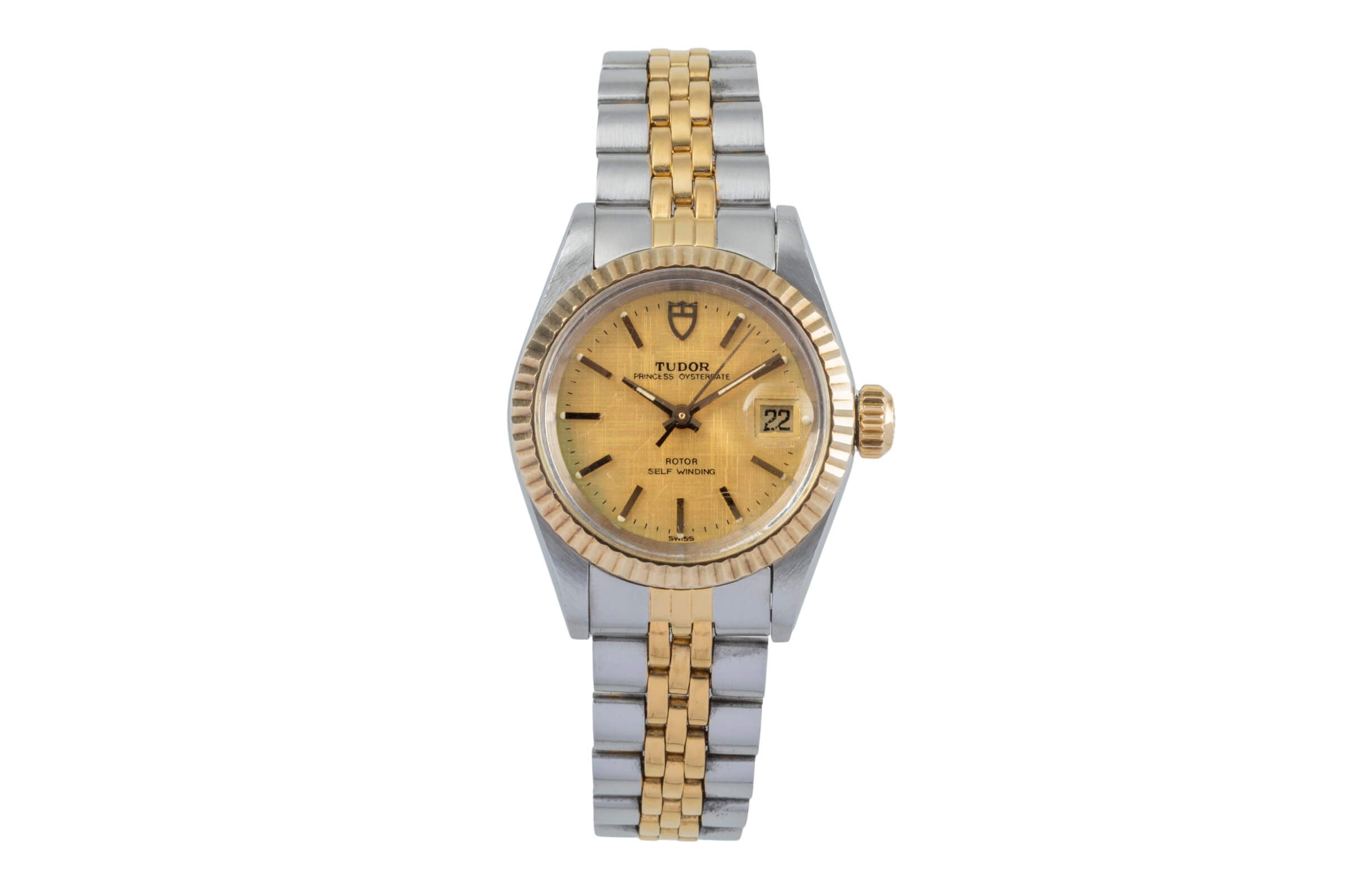 Tudor Princess Oysterdate acier / or  automatique montre pour femmes 92413 N  [2502306]