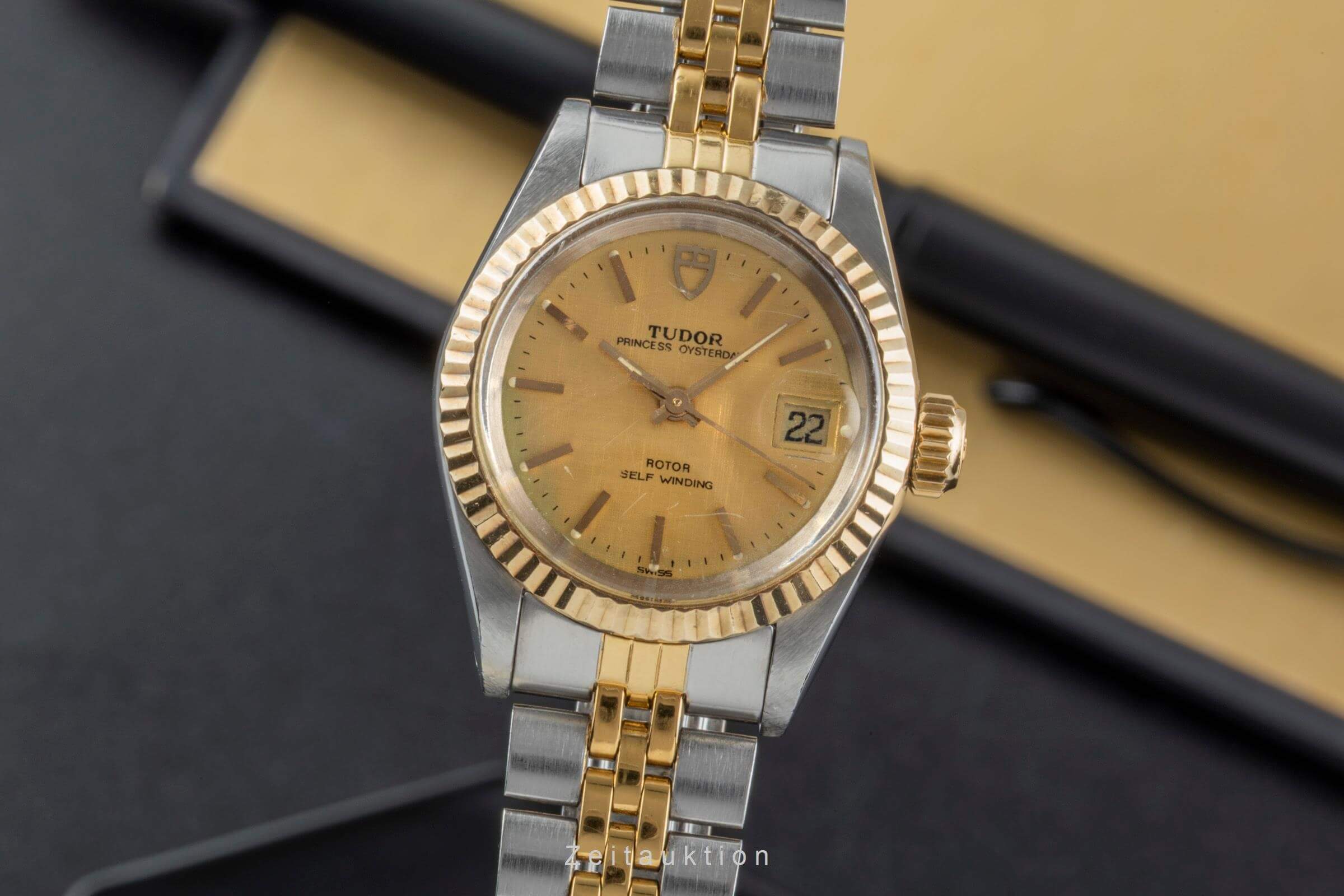 Tudor Princess Oysterdate acier / or  automatique montre pour femmes 92413 N  [2502306]