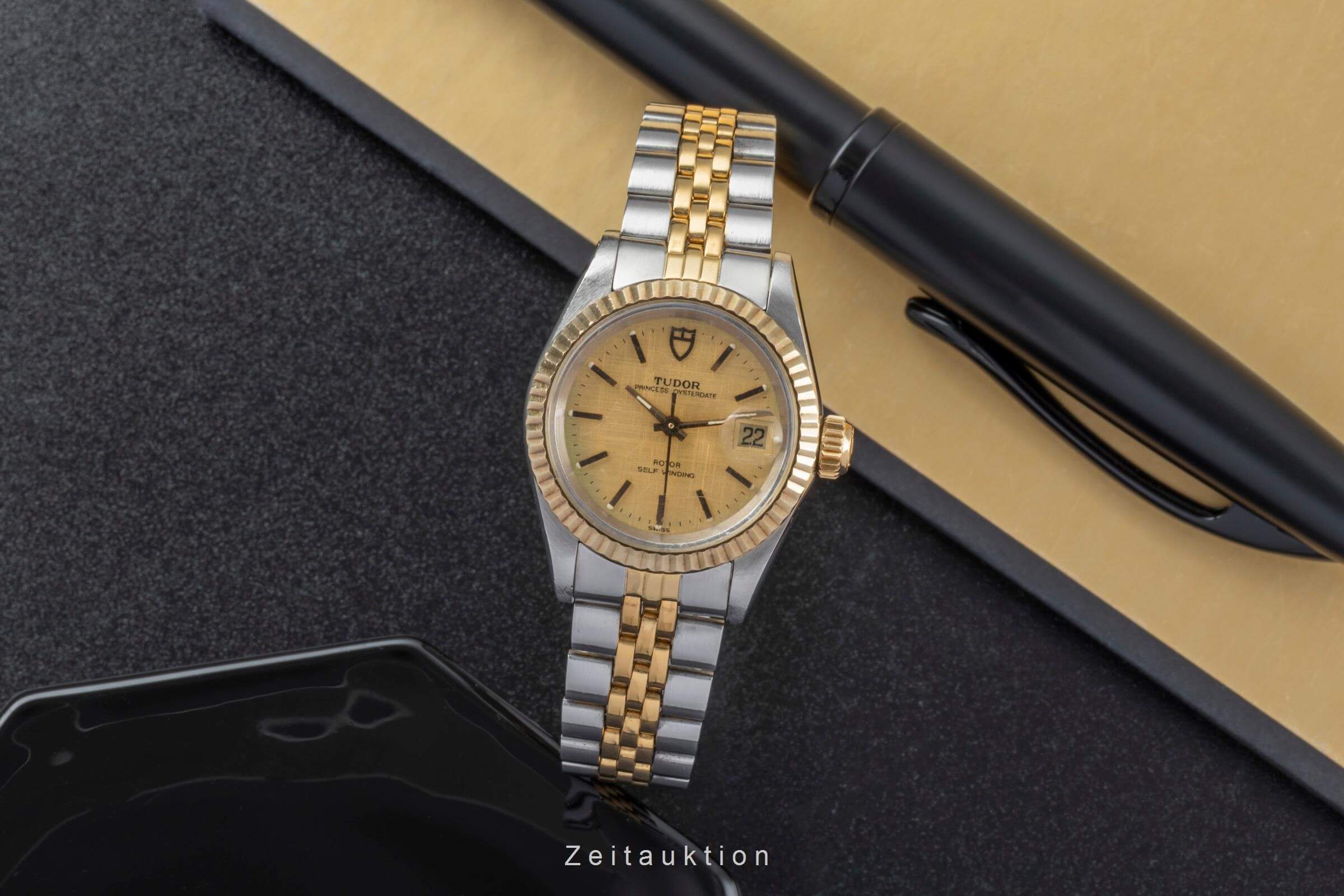 Tudor Princess Oysterdate acier / or  automatique montre pour femmes 92413 N  [2502306]