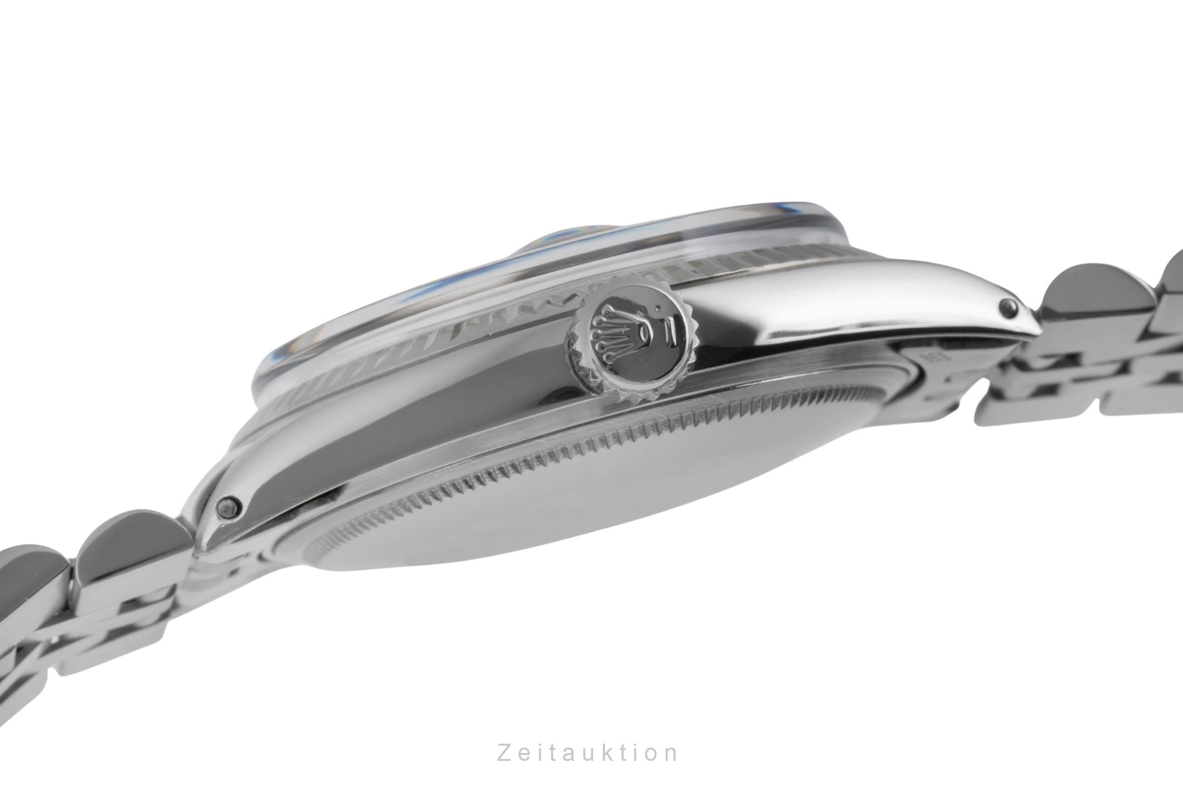 Rolex Datejust acier / or blanc automatique montre pour hommes 1601 Vintage  [2502307]