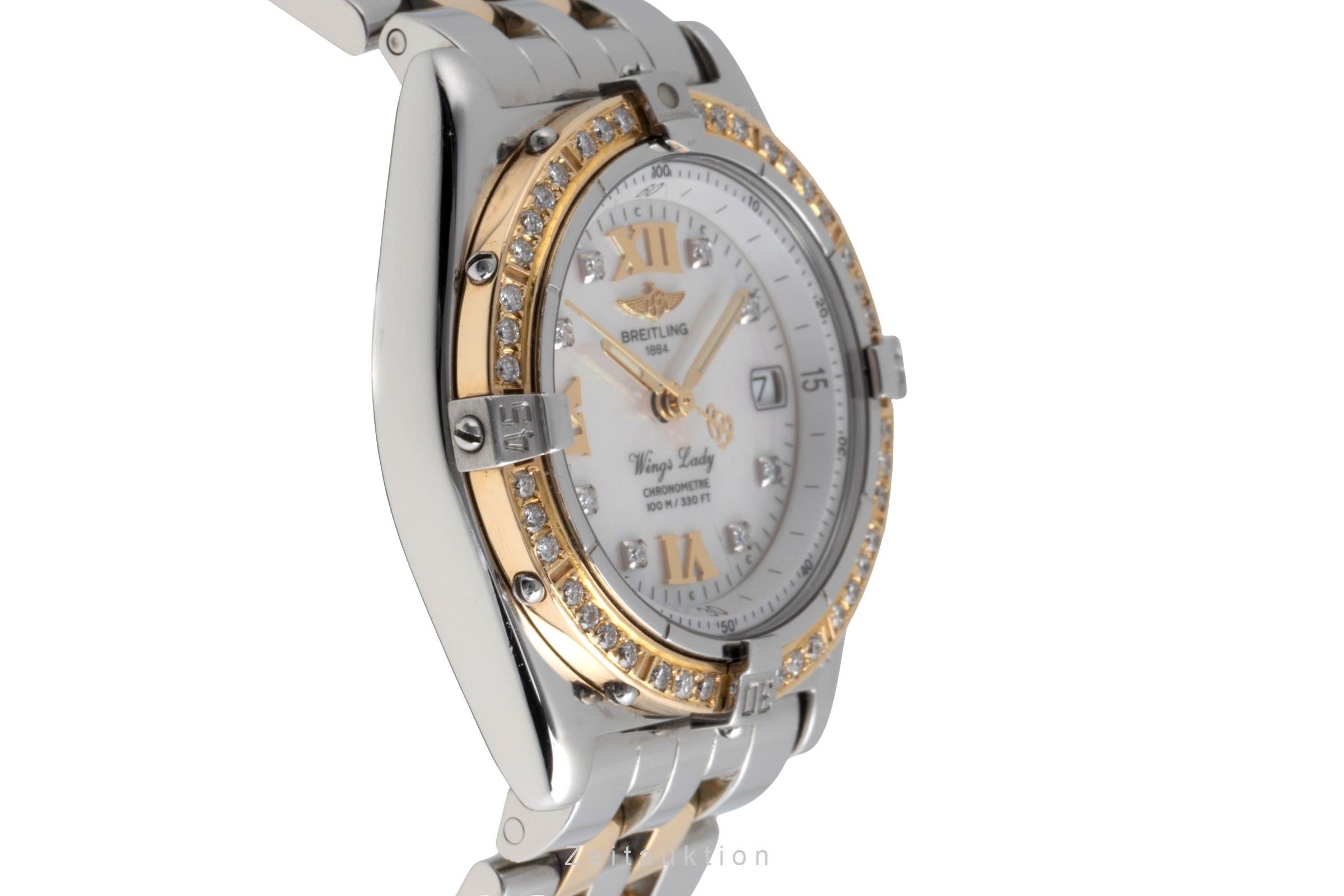 Breitling Wings acier / or  quartz montre pour femmes D67350  [2502308]
