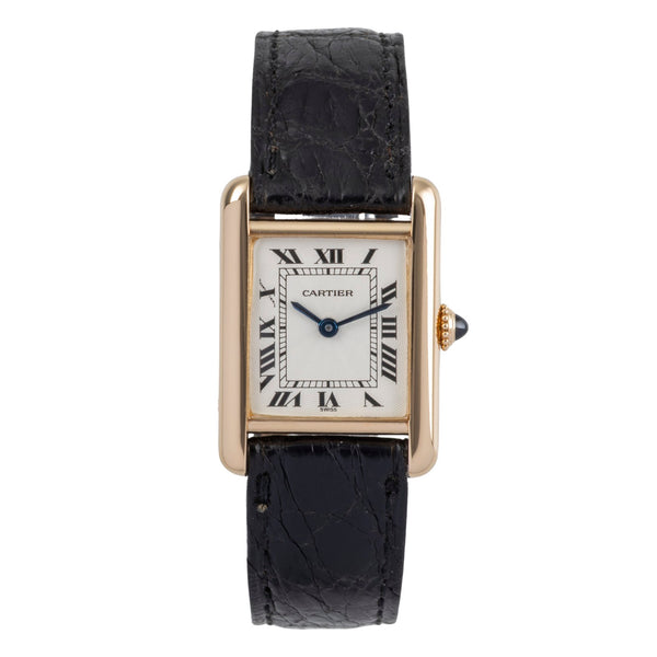 Cartier Tank or 18 ct à remontage manuel montre pour femmes 878087  [2502309]