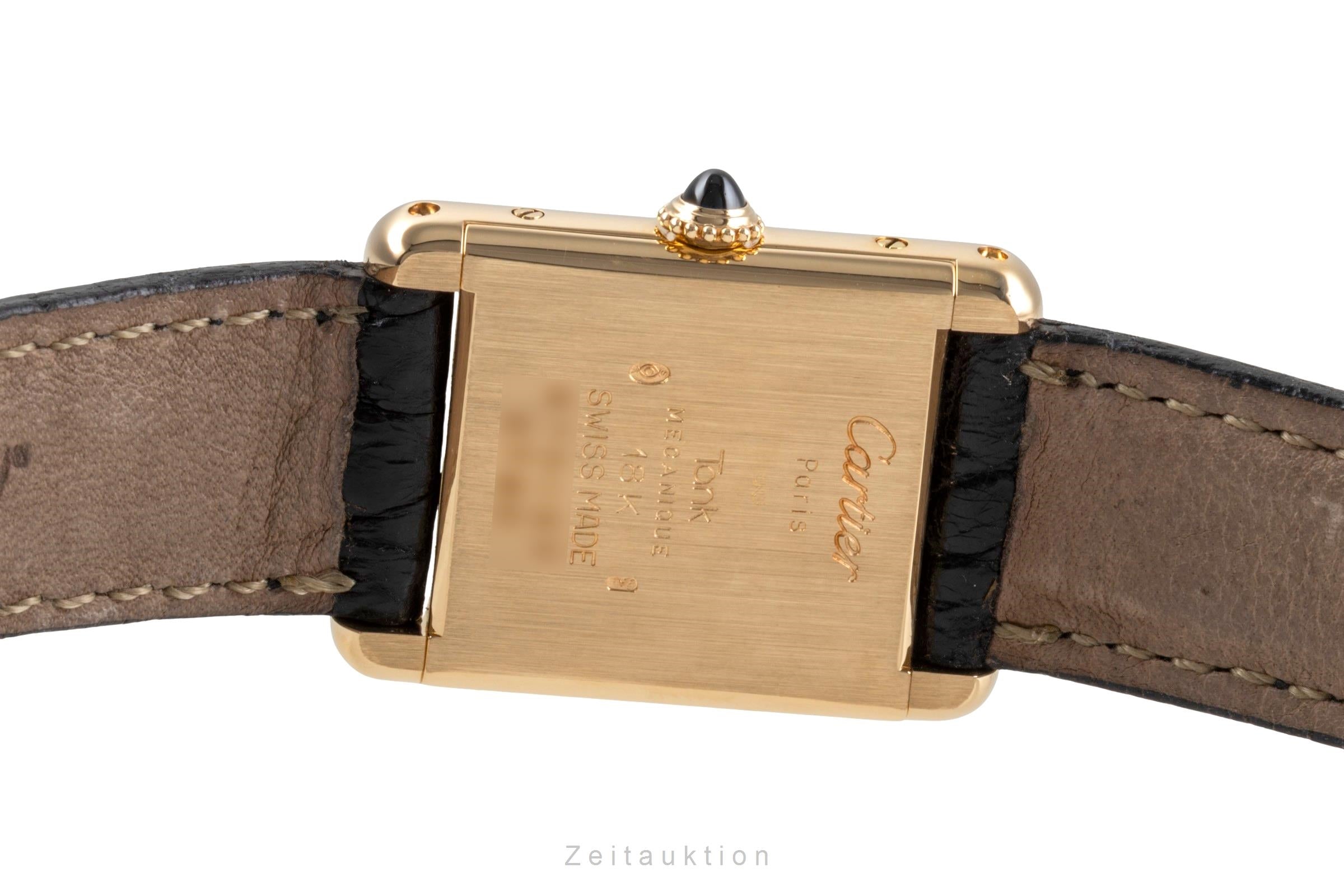 Cartier Tank or 18 ct à remontage manuel montre pour femmes 878087  [2502309]