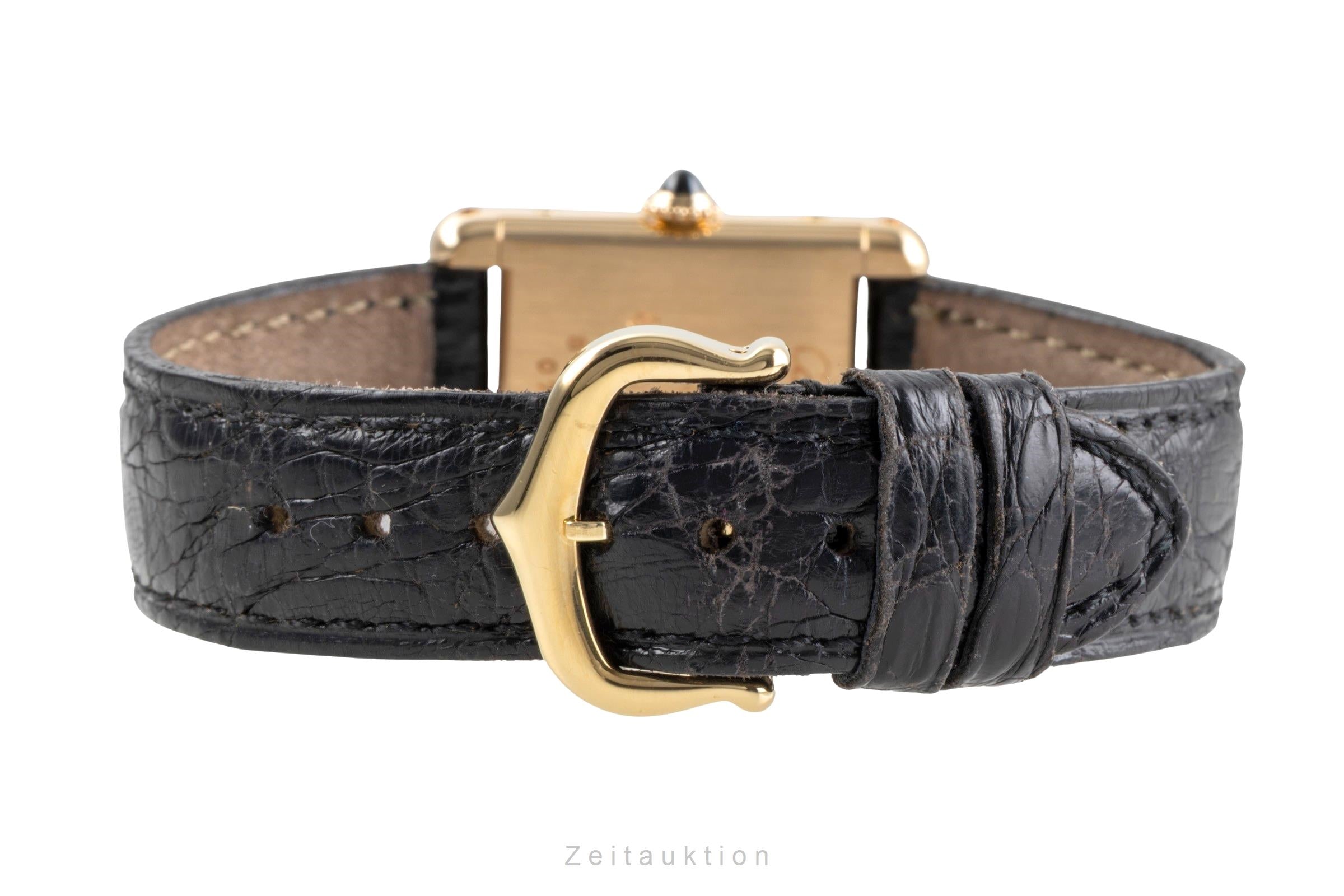 Cartier Tank or 18 ct à remontage manuel montre pour femmes 878087  [2502309]