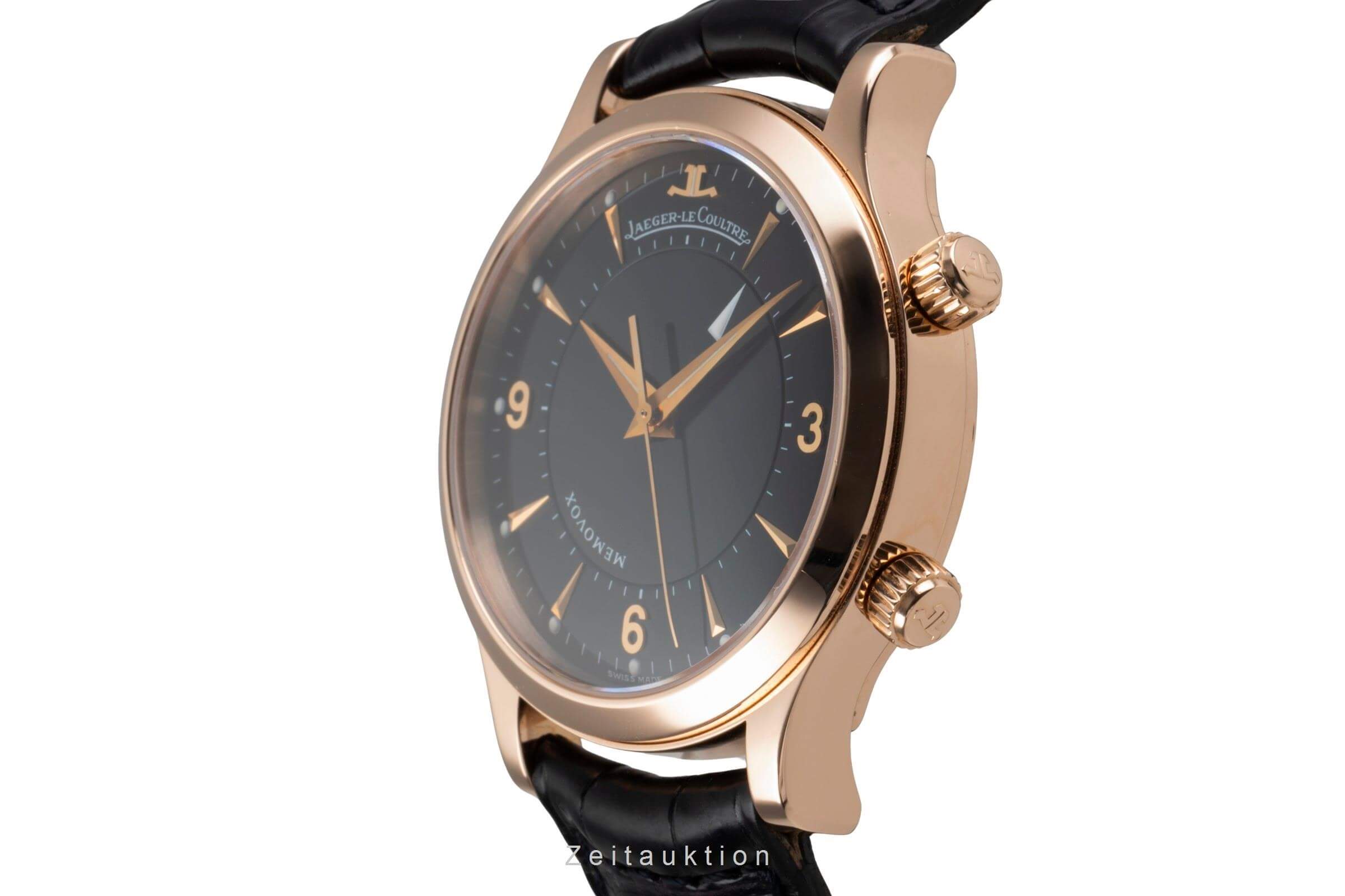 Jaeger LeCoultre Memovox oro 18 ct automatismo orologio da uomo Q1442470  144.2.94.S  [2502310]