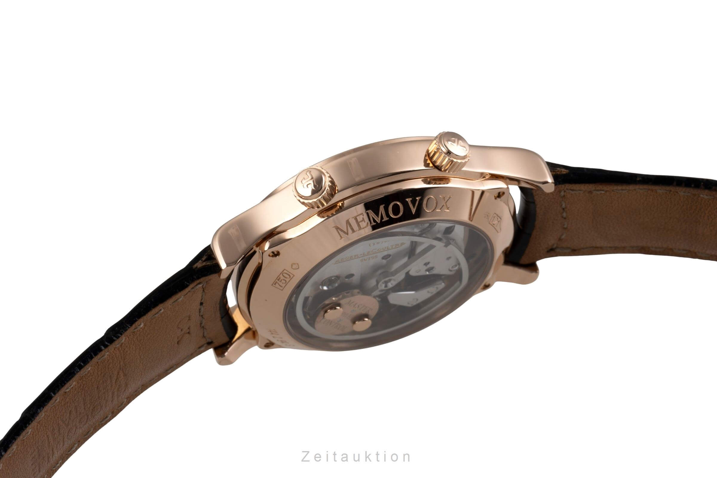 Jaeger LeCoultre Memovox oro 18 ct automatismo orologio da uomo Q1442470  144.2.94.S  [2502310]