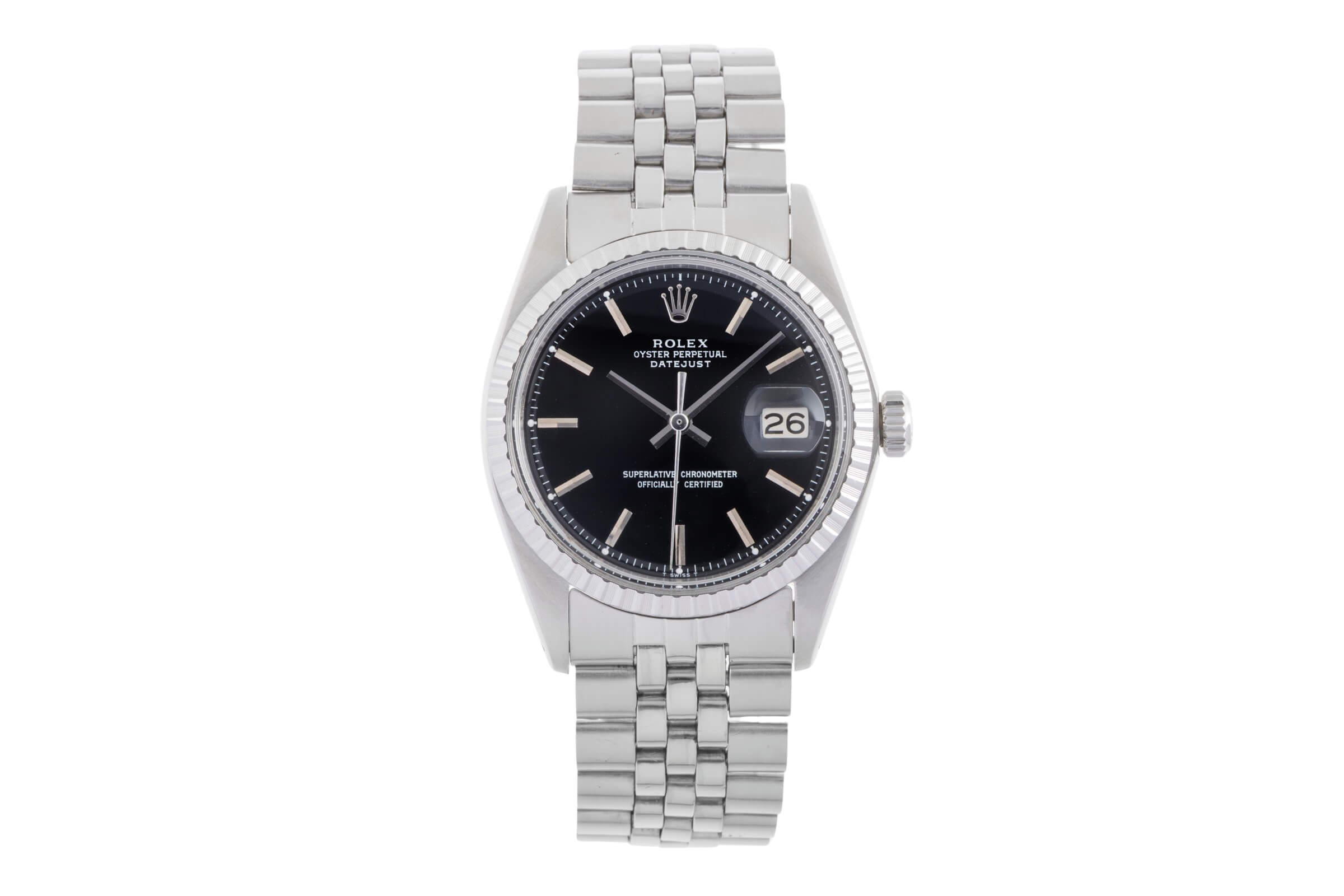 Rolex Datejust acciaio automatismo orologio da uomo 1603  [2502311]