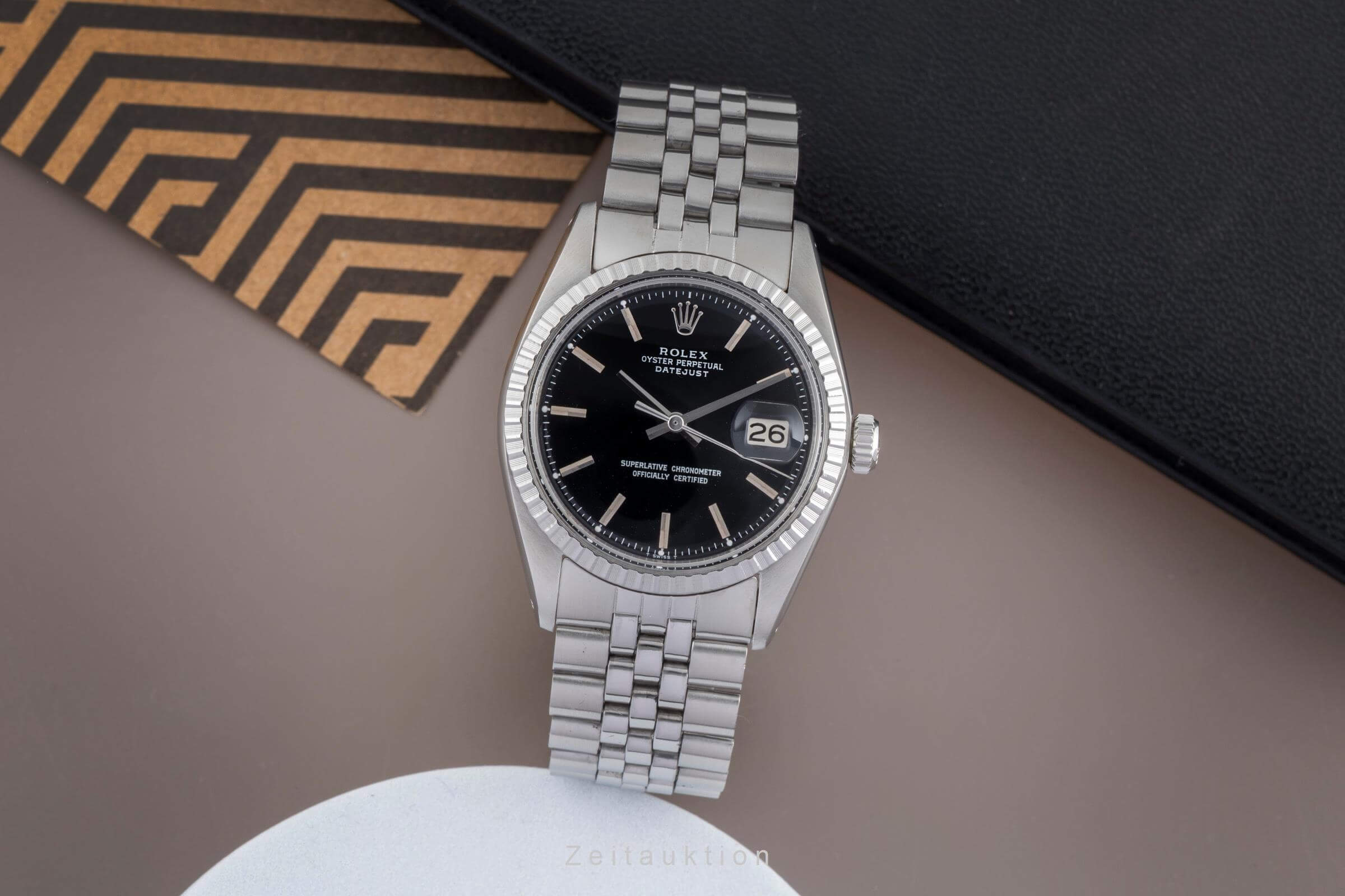 Rolex Datejust acciaio automatismo orologio da uomo 1603  [2502311]