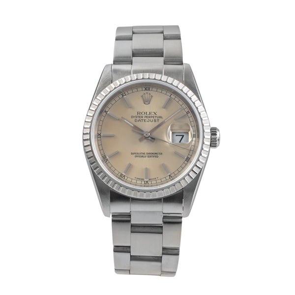 Rolex Datejust steel automatic men's watch 16220  [2502312]