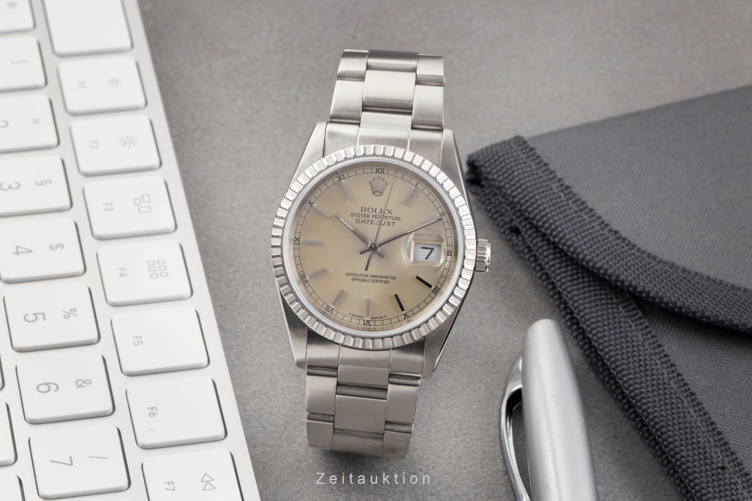 Rolex Datejust steel automatic men's watch 16220  [2502312]