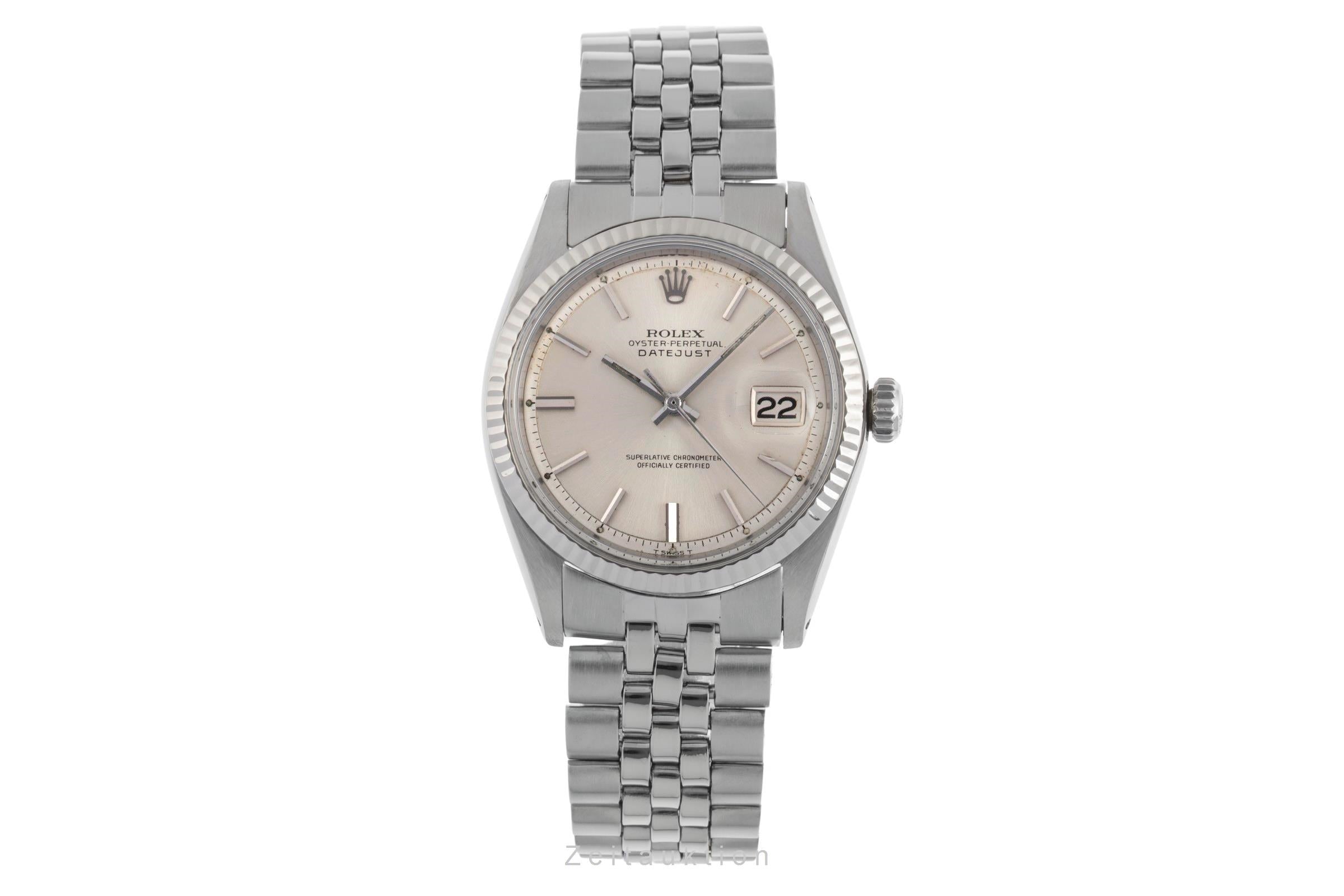 Rolex Datejust steel / white gold automatic men's watch 1601 Vintage  [2502313]