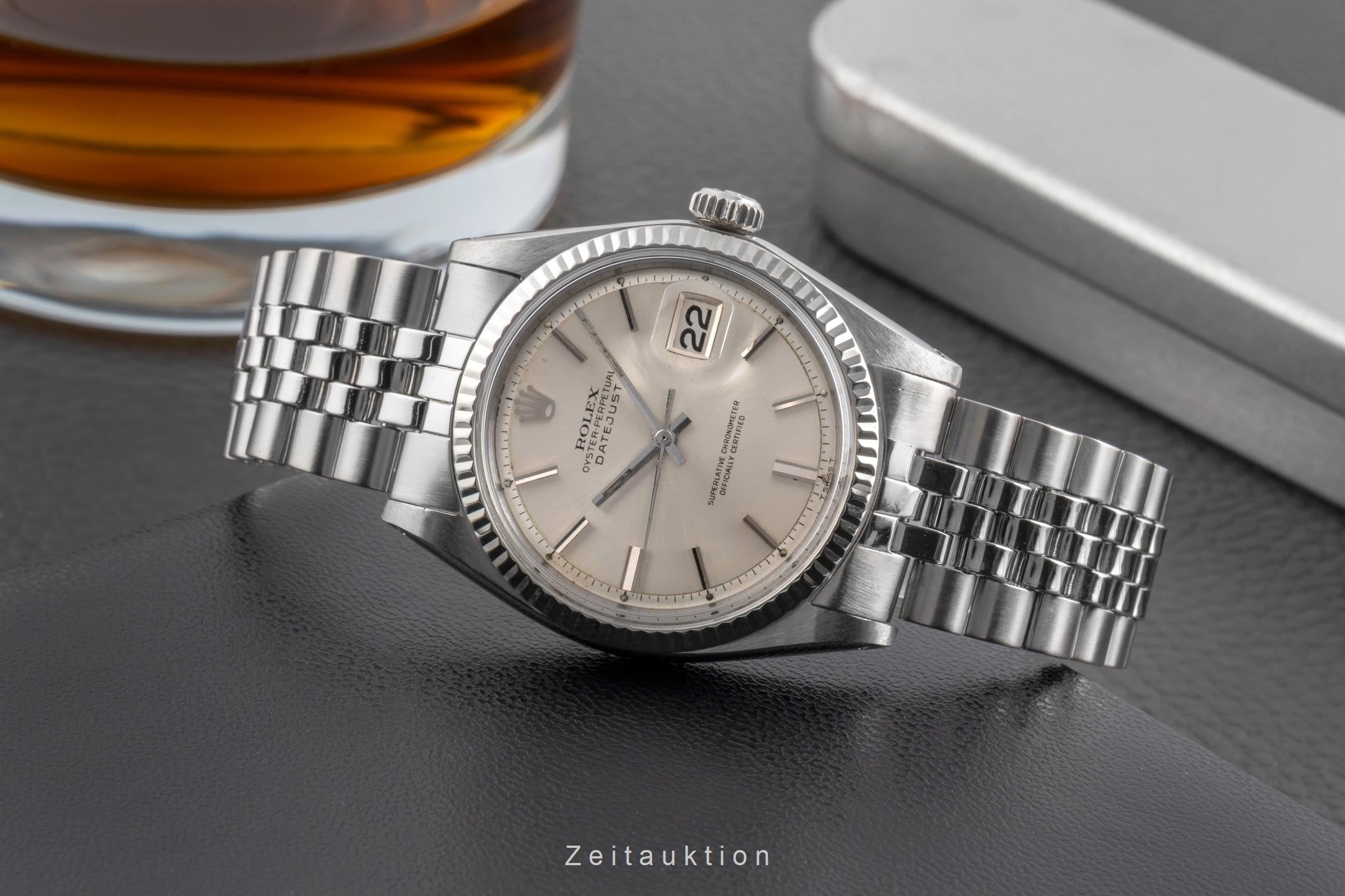 Rolex Datejust steel / white gold automatic men's watch 1601 Vintage  [2502313]