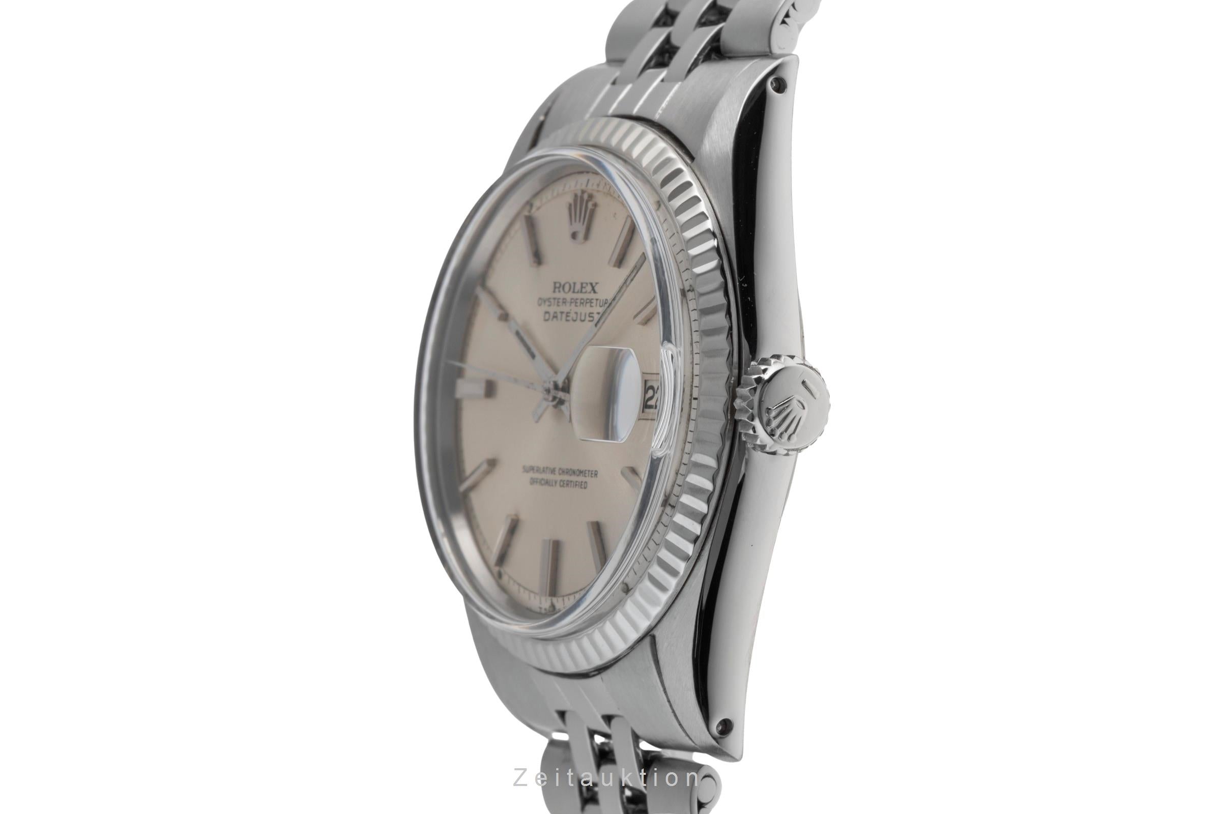 Rolex Datejust steel / white gold automatic men's watch 1601 Vintage  [2502313]