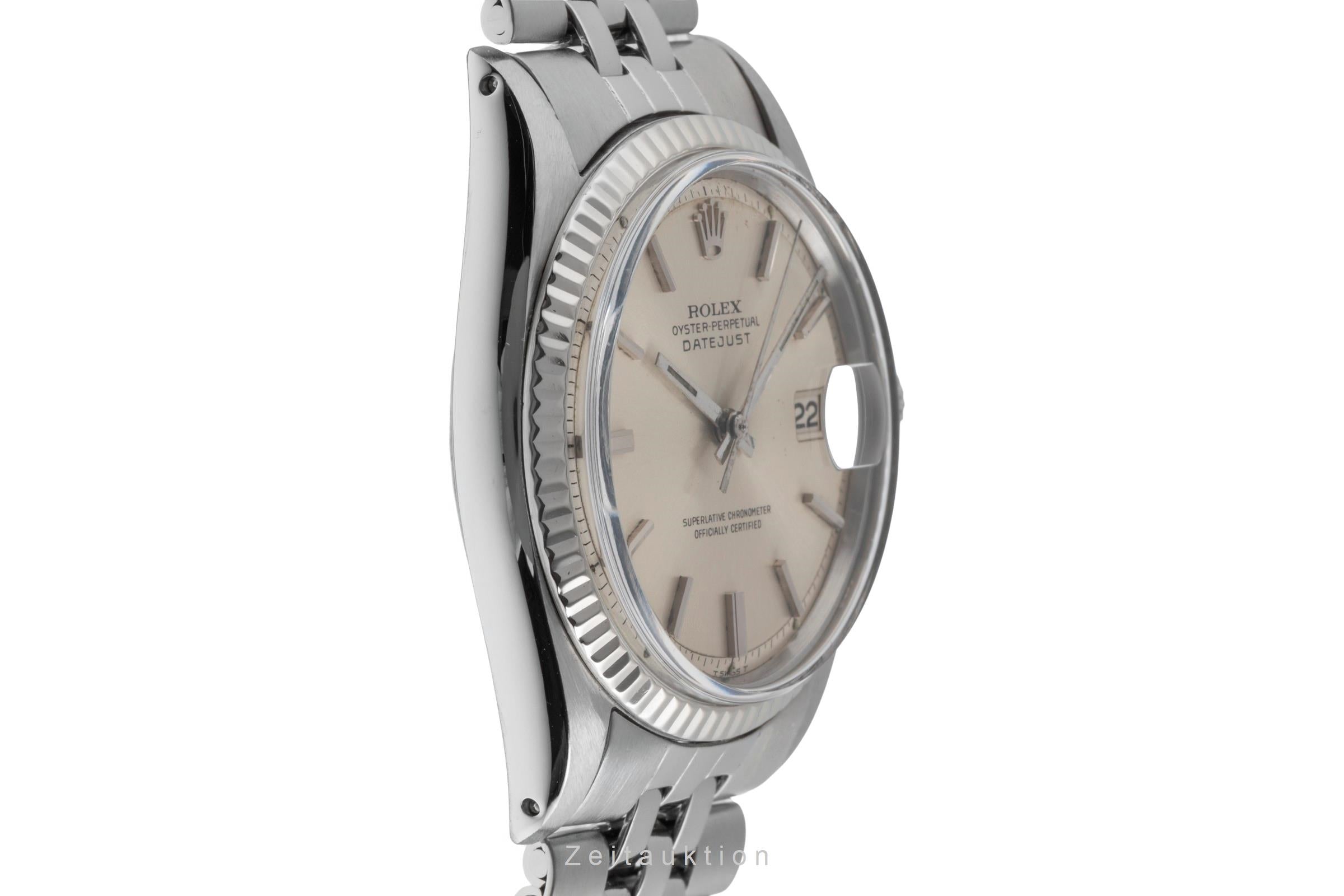 Rolex Datejust steel / white gold automatic men's watch 1601 Vintage  [2502313]