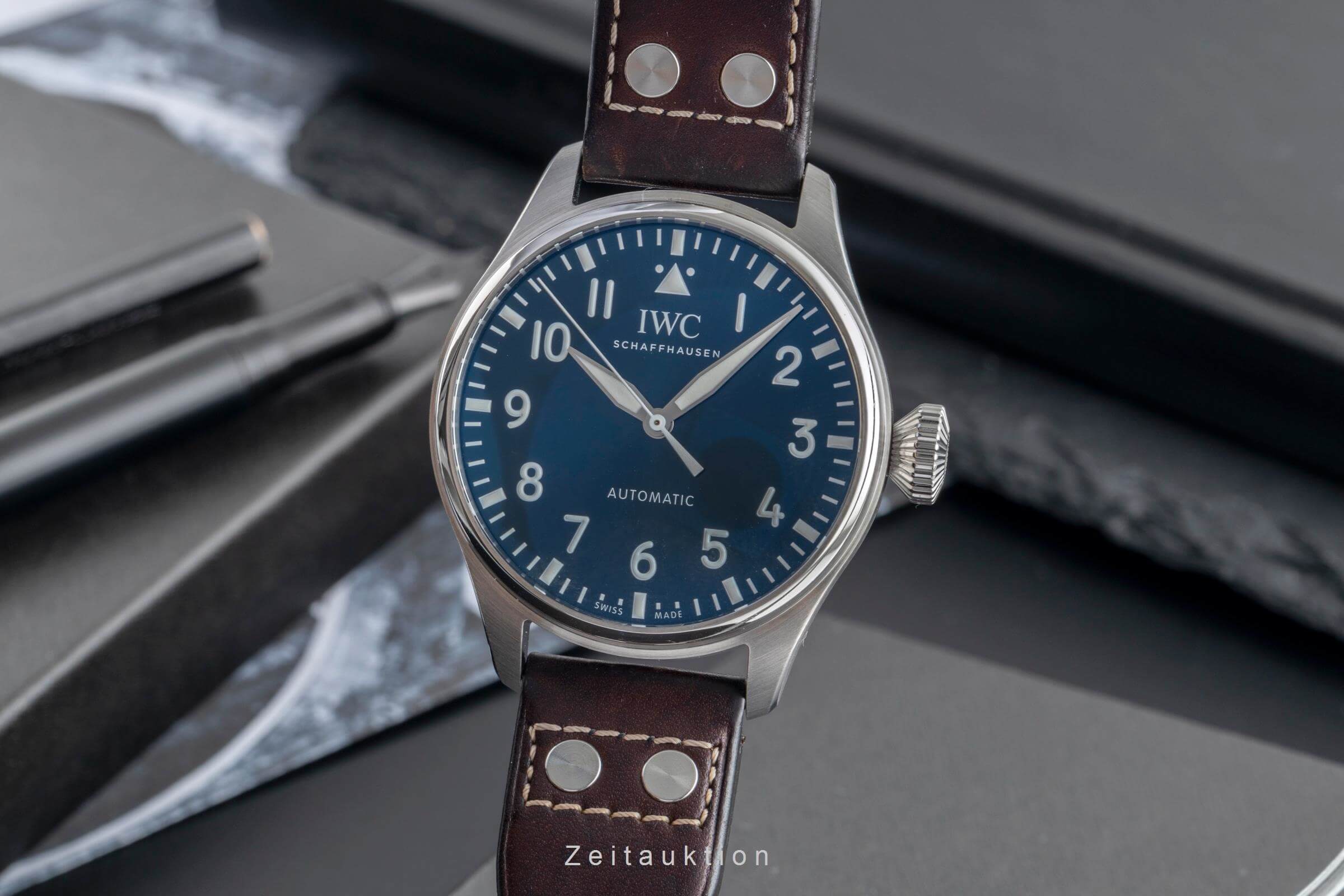 IWC Big Pilot acciaio automatismo orologio da uomo IW329303 LP: 9600EUR  [2502315]