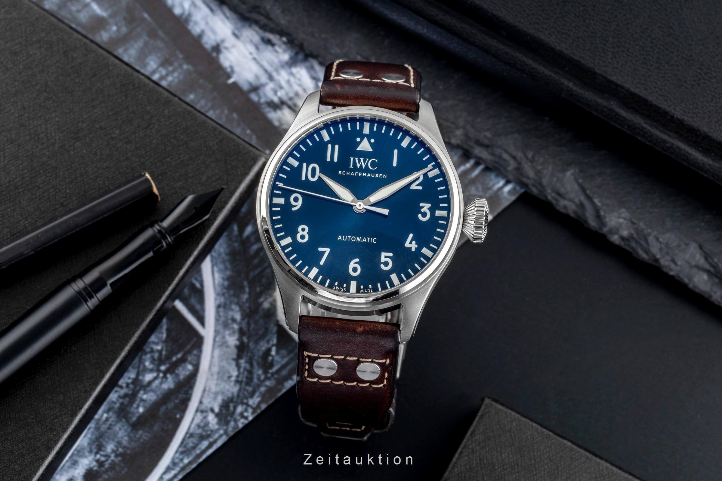 IWC Big Pilot acciaio automatismo orologio da uomo IW329303 LP: 9600EUR  [2502315]