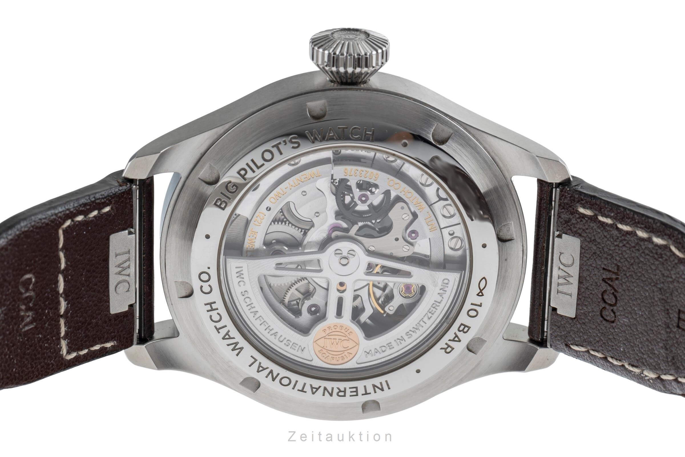 IWC Big Pilot acciaio automatismo orologio da uomo IW329303 LP: 9600EUR  [2502315]