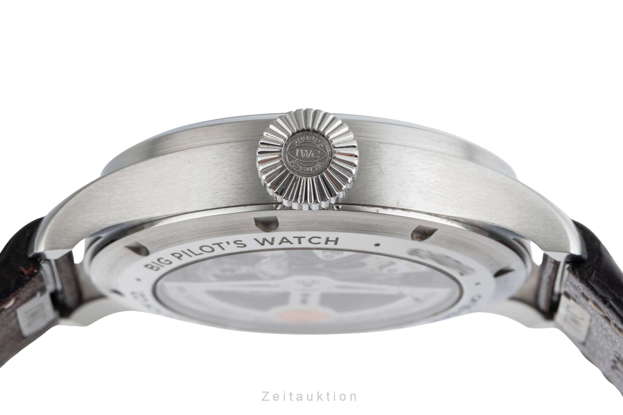 IWC Big Pilot acciaio automatismo orologio da uomo IW329303 LP: 9600EUR  [2502315]