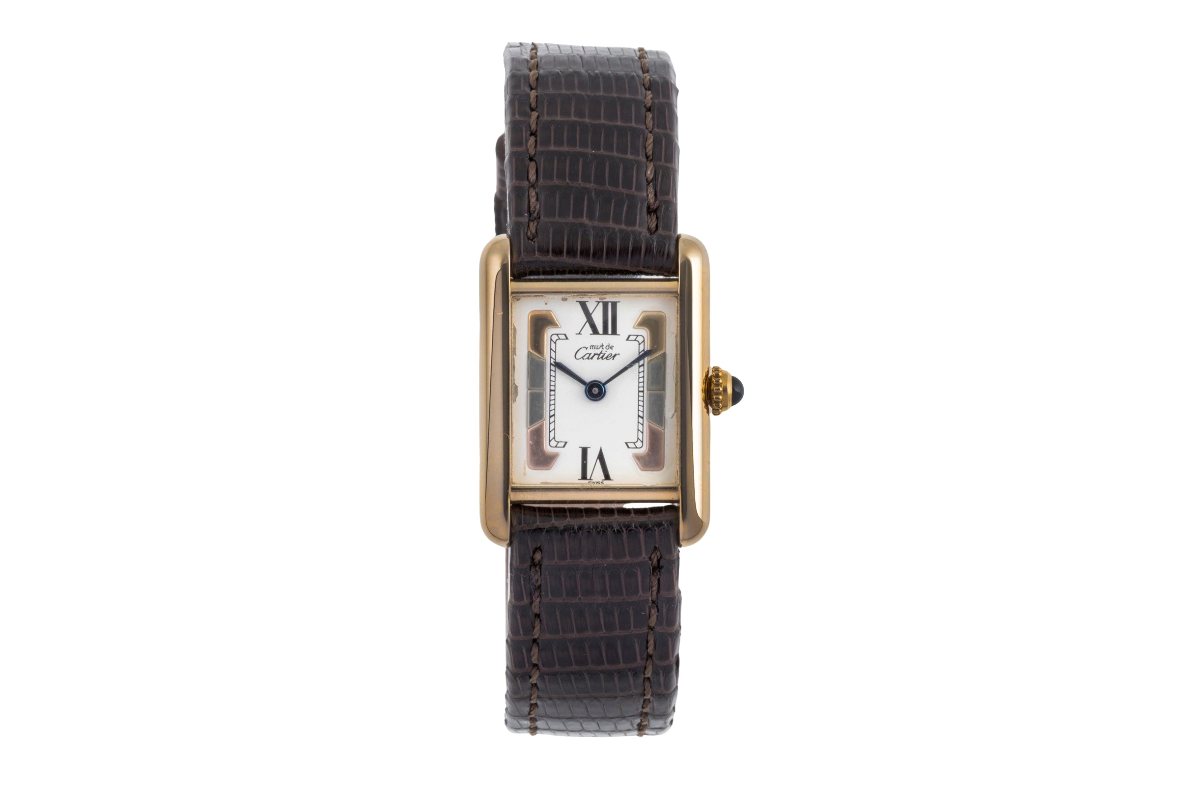 め*い様 Cartier Tank Quartz レディース 時計 Cartier Tank silver-gilt quartz Kal. 057 Ref. W1006354 | 2502317