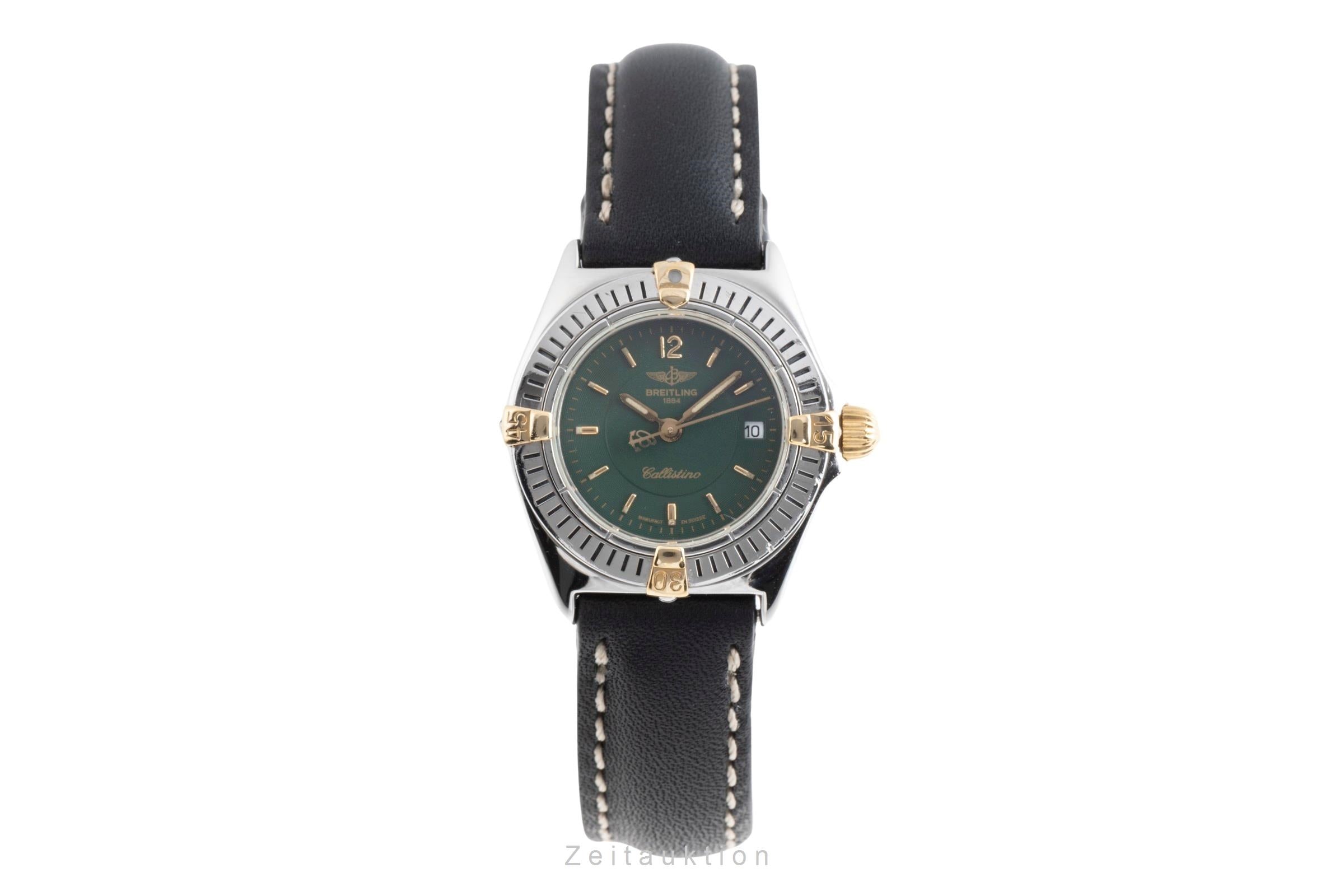T49 BREITLING Callistino K18コンビ レディース腕時計 Breitling Callistino gilt / steel quartz Kal. B52 Ref. B52044