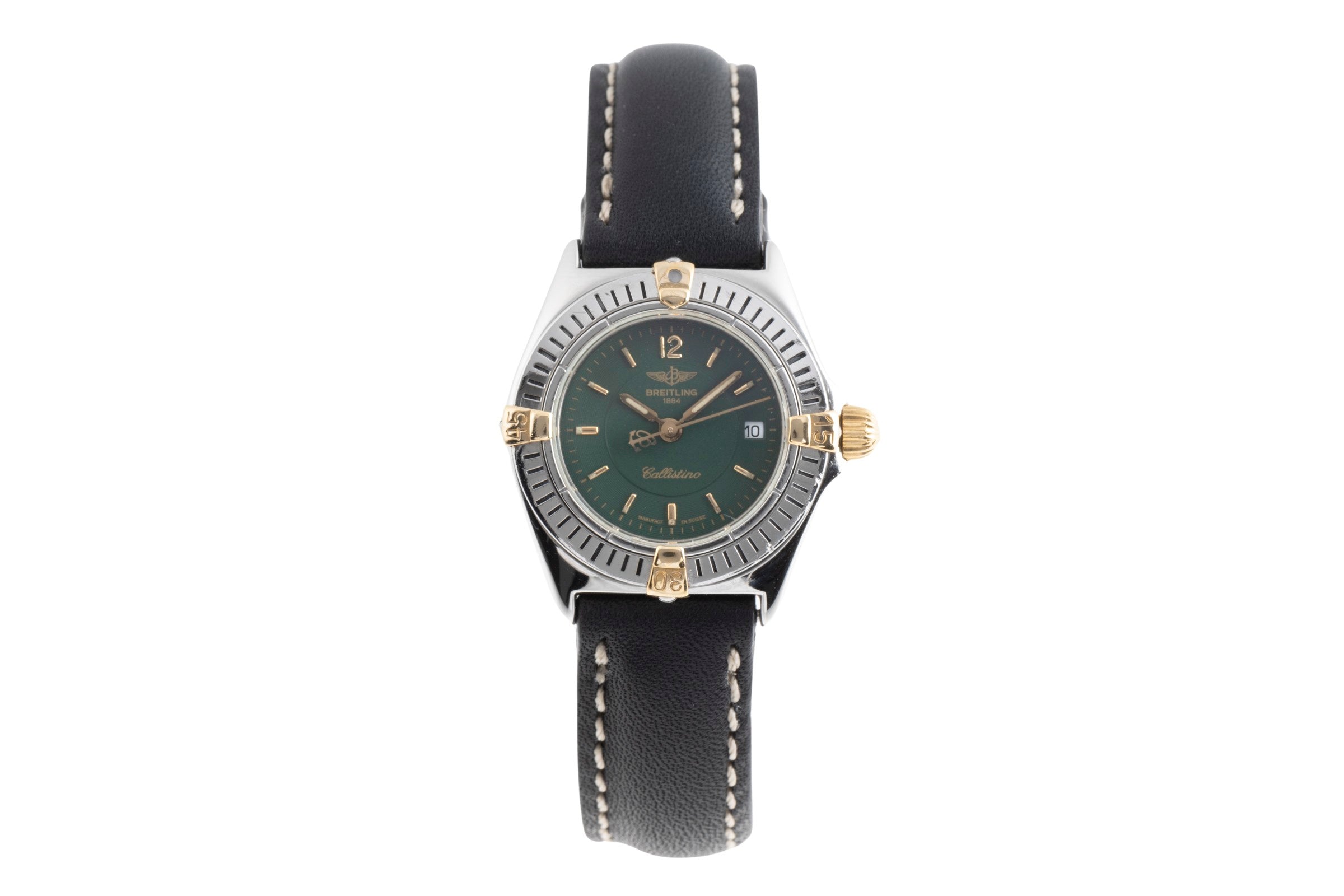 Breitling Callistino gilt / steel quartz Kal. B52 Ref. B52044