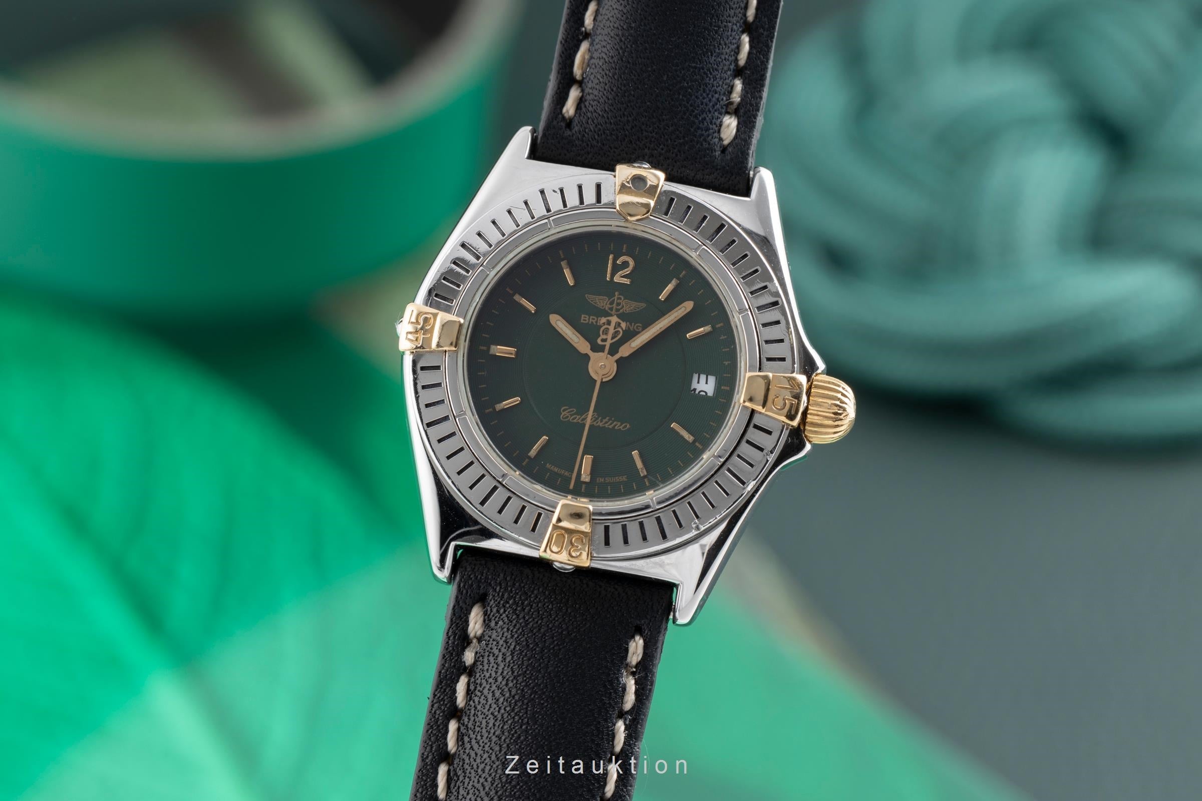 Breitling Callistino gilt steel quartz B52 B52044