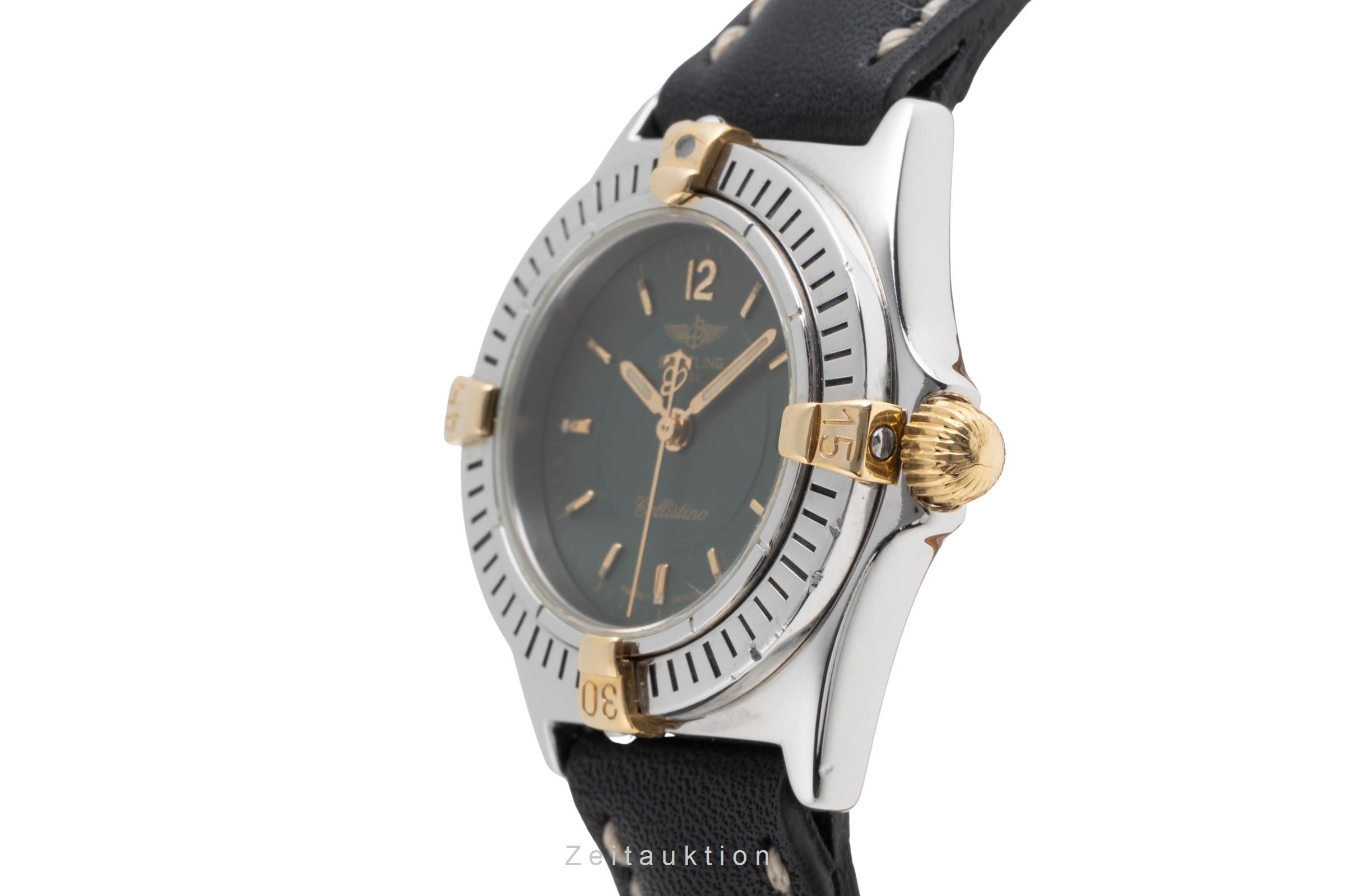 Breitling Callistino Lady Stahl / Gold Damenuhr Datum Ref. B52044 Klassiker [2502319]