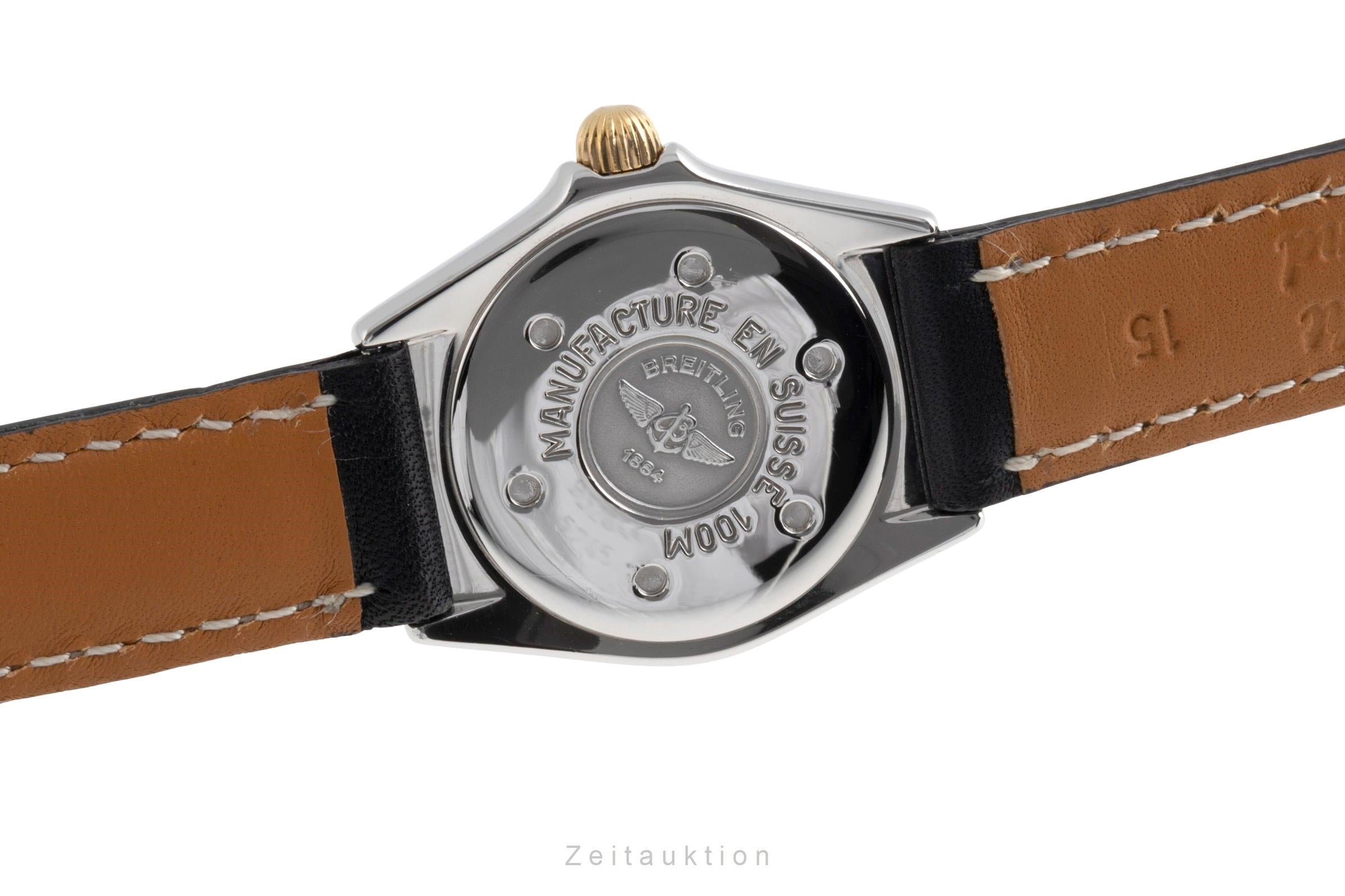 Breitling Callistino Lady Stahl / Gold Damenuhr Datum Ref. B52044 Klassiker [2502319]