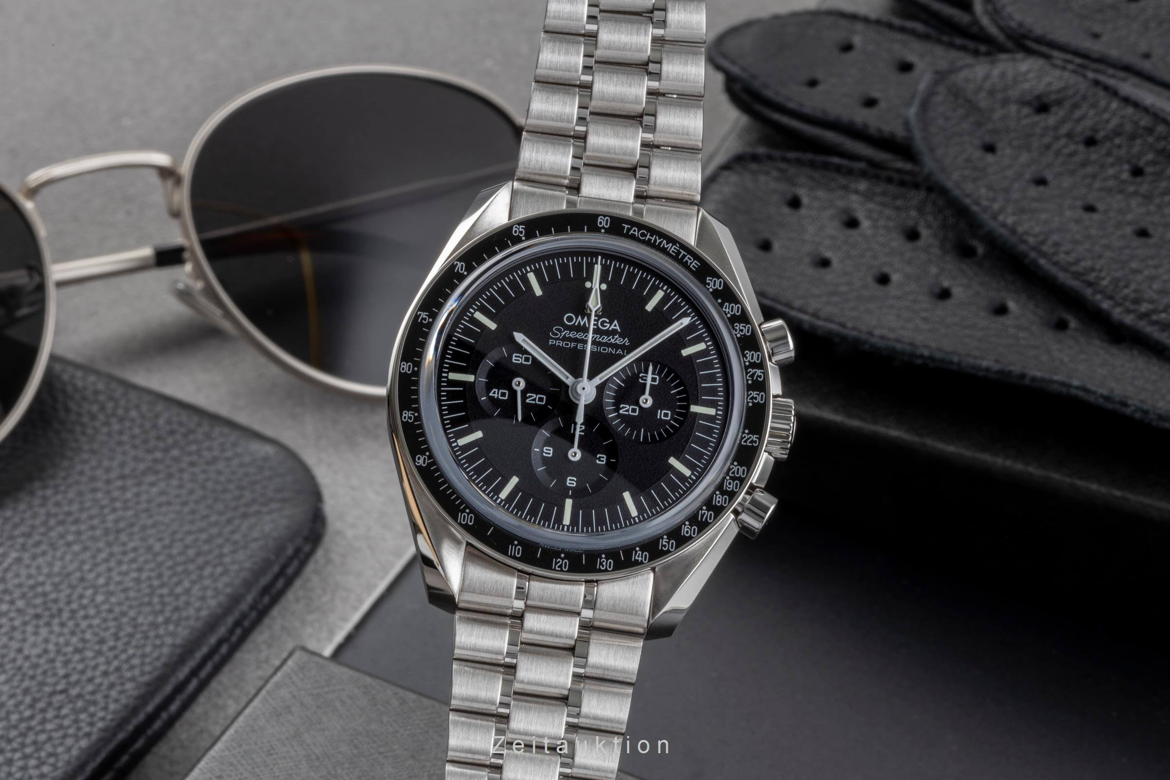 Omega Speedmaster Moonwatch cronografo acciaio carica manuale orologio da uomo 310.30.42.50.01.002 LP: 8700EUR  [2502321]