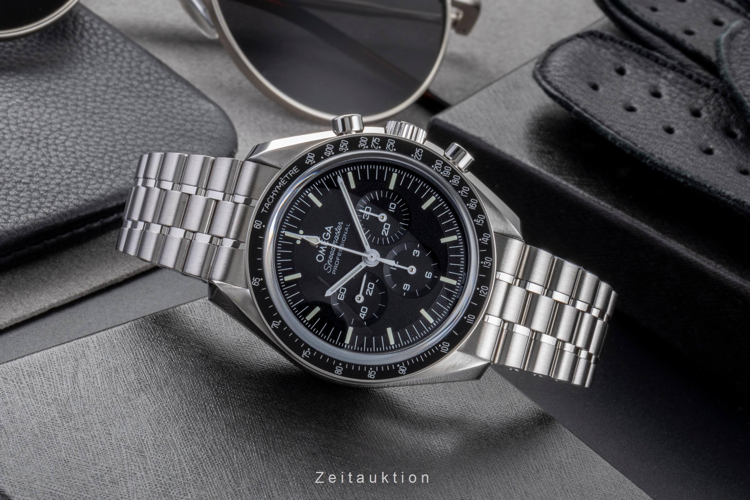 Omega Speedmaster Moonwatch cronografo acciaio carica manuale orologio da uomo 310.30.42.50.01.002 LP: 8700EUR  [2502321]