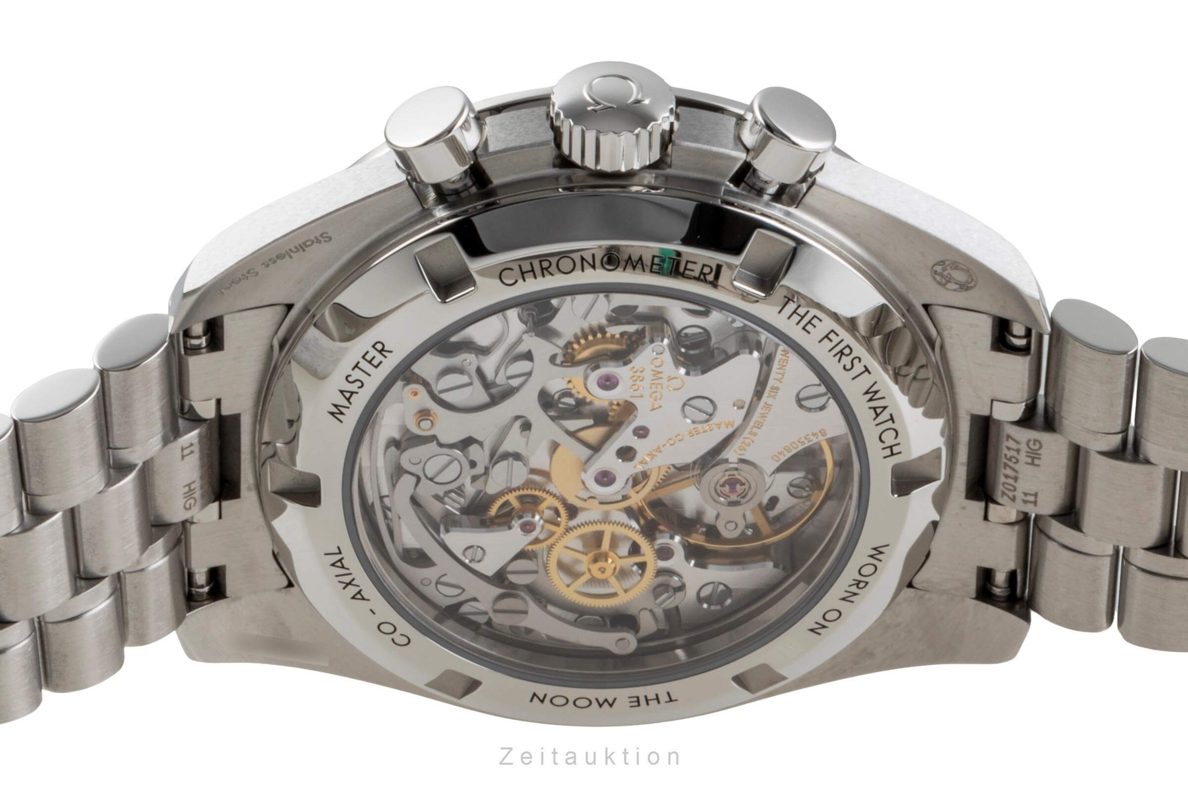 Omega Speedmaster Moonwatch cronografo acciaio carica manuale orologio da uomo 310.30.42.50.01.002 LP: 8700EUR  [2502321]