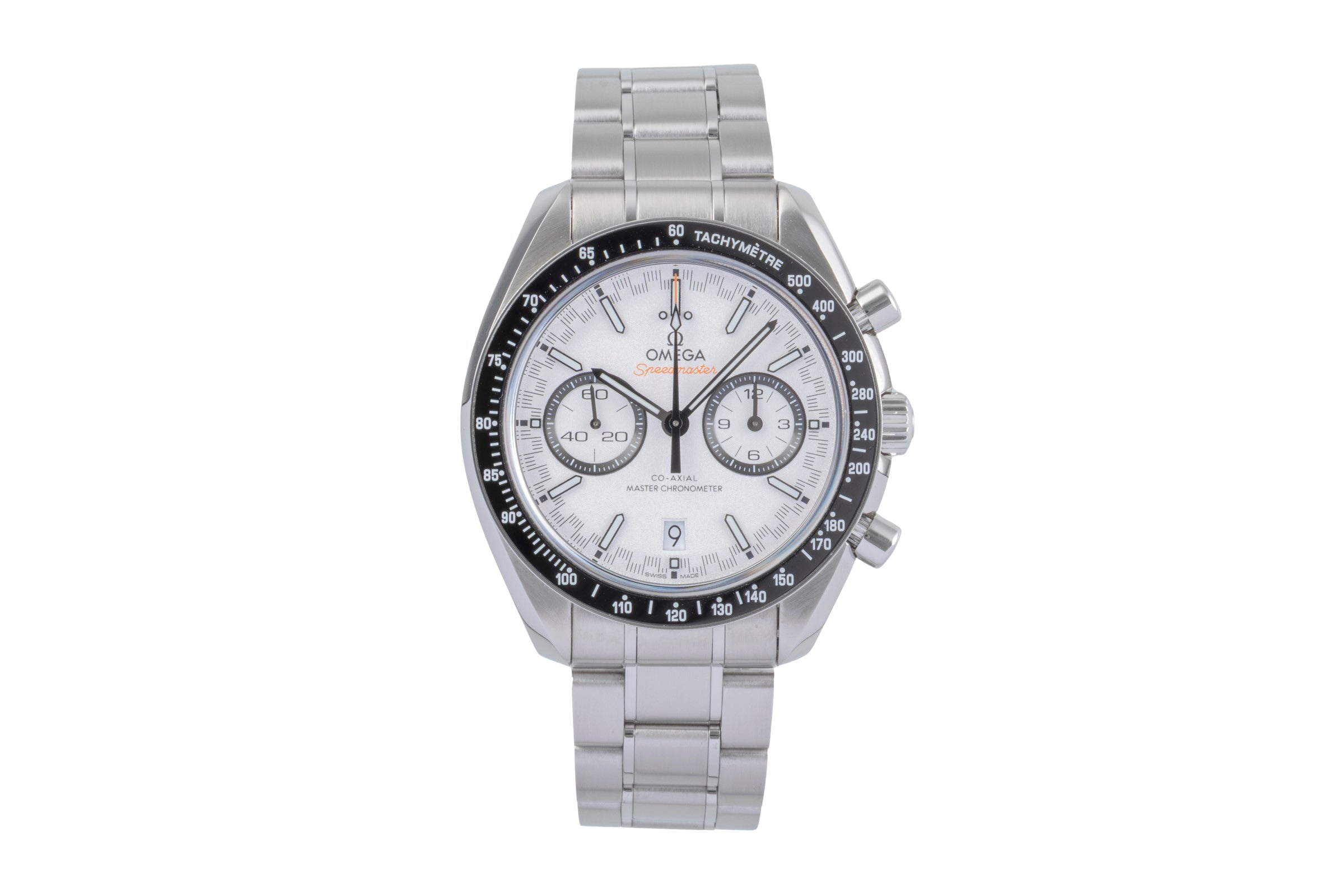 Omega Speedmaster Racing chronograph steel automatic men's watch 329.33.44.51.04.001 LP: 10100EUR  [2502323]