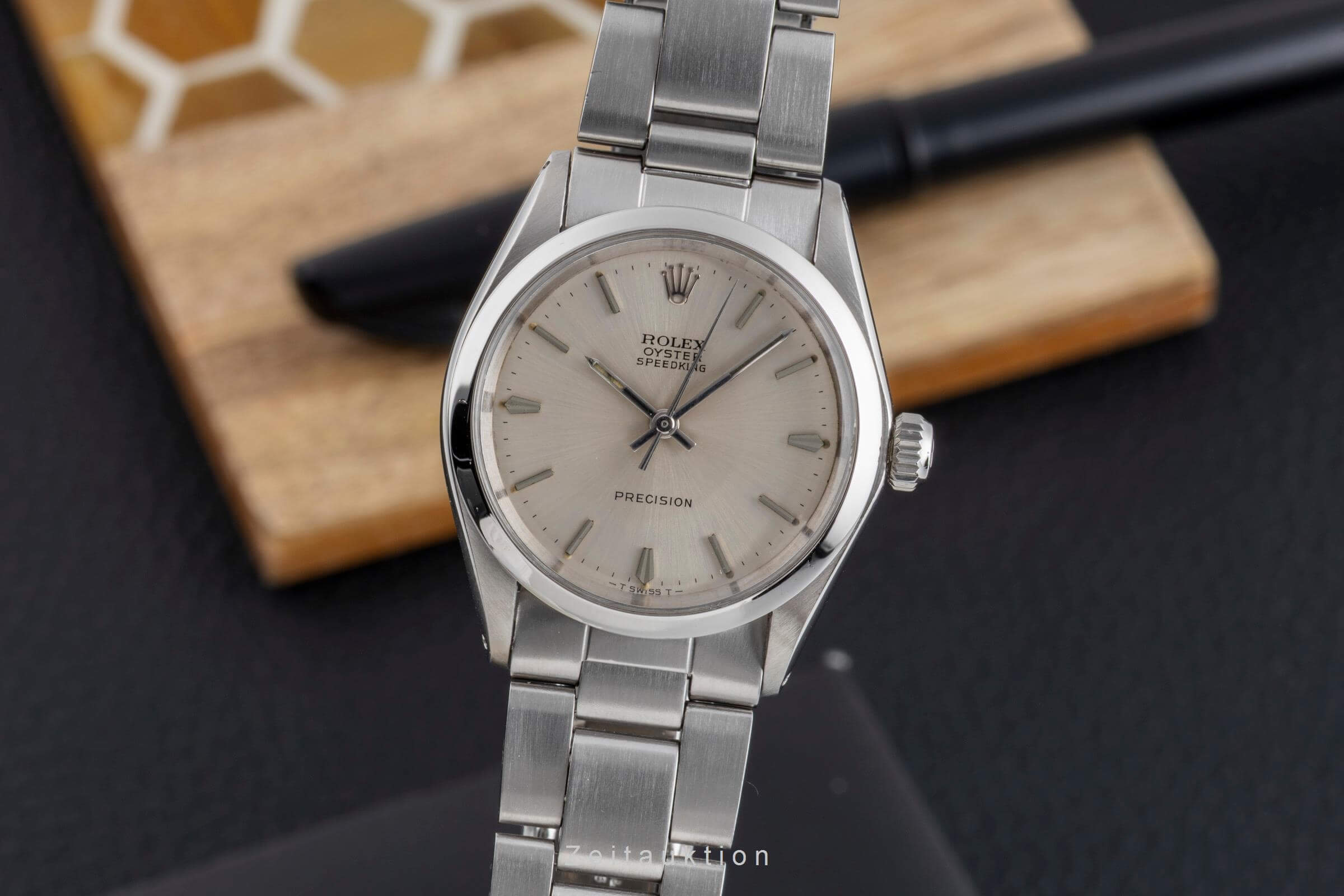 Rolex Precision acciaio carica manuale orologio da donna 6430 Vintage  [2502331]