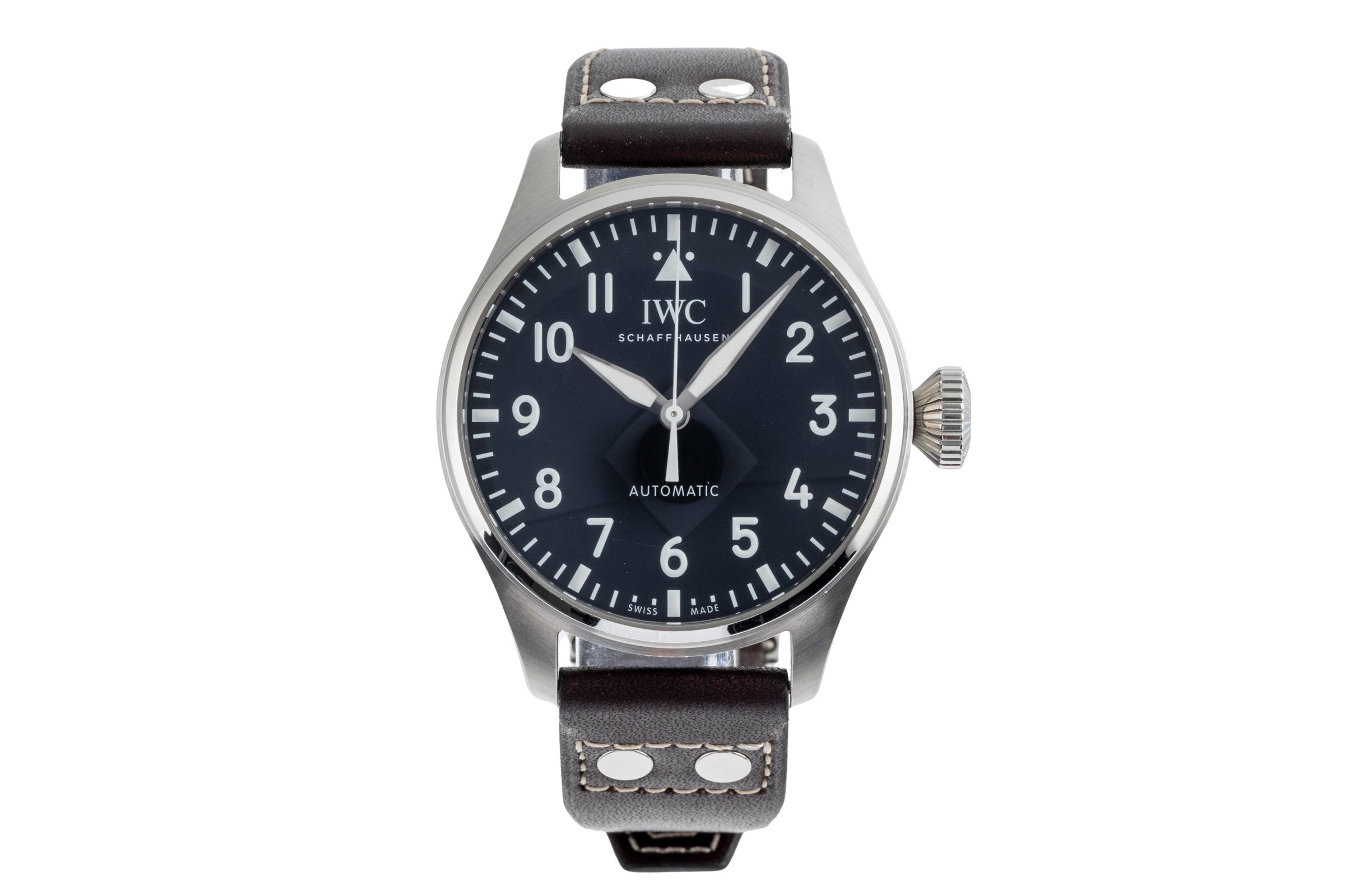 IWC Big Pilot acciaio automatismo orologio da uomo IW329301 LP: 9600EUR  [2502335]