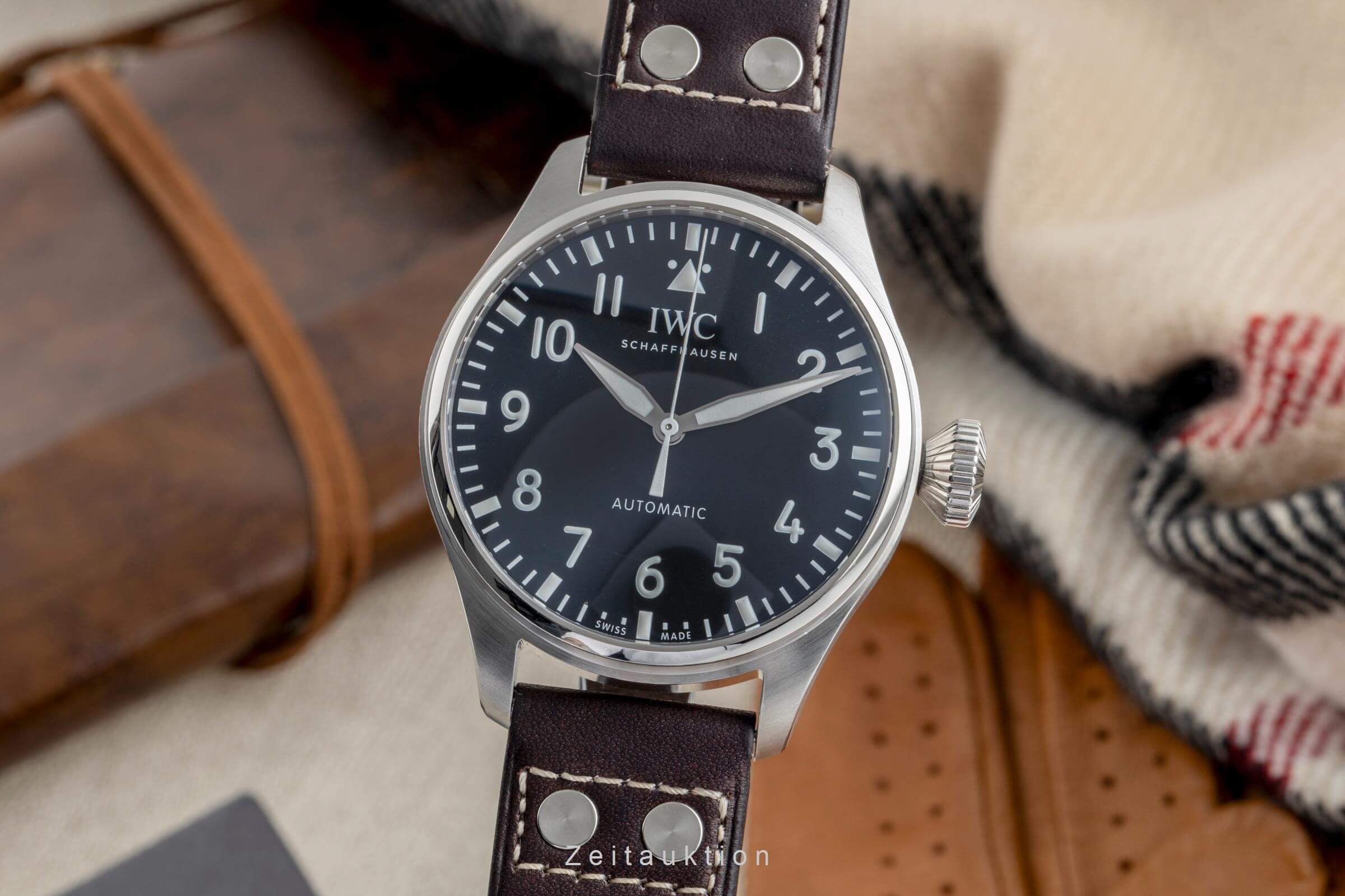 IWC Big Pilot acero automático reloj para caballeros IW329301 LP: 9600EUR  [2502335]